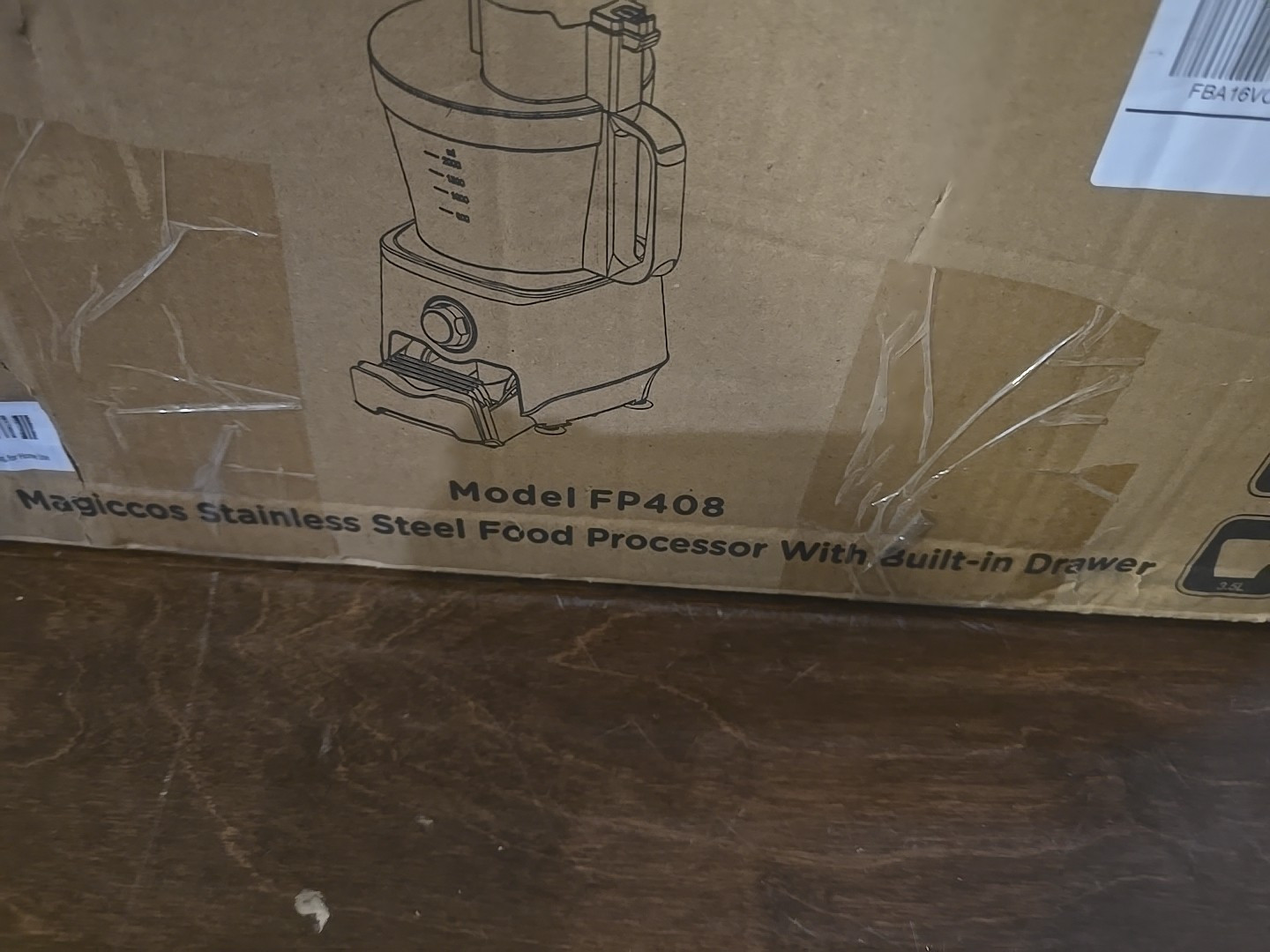 MAGICCOS Model FP408 Stainless Steel Food Processor – Missing Blades