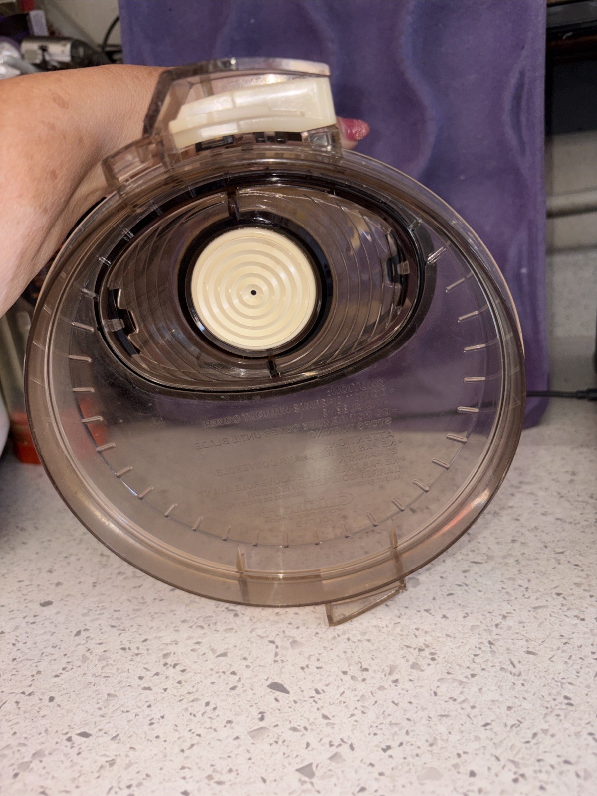 Cuisinart DLC-8 PLUS Food Processor Bowl, Chute, Cover Lid Only – Works Mint