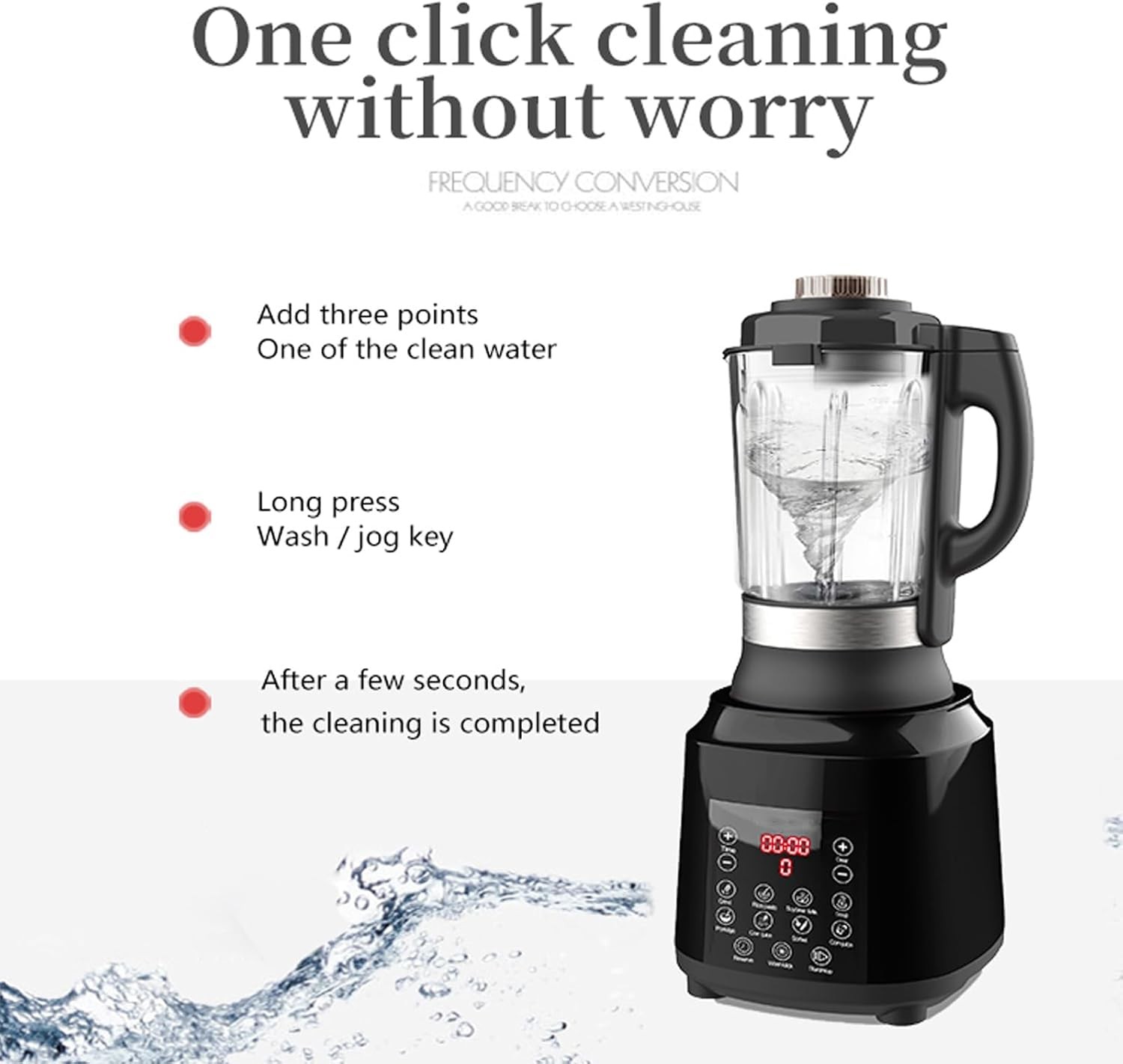 Food Processor Blender Combo, 60oz 1200W All-in-One Kitchen Machine