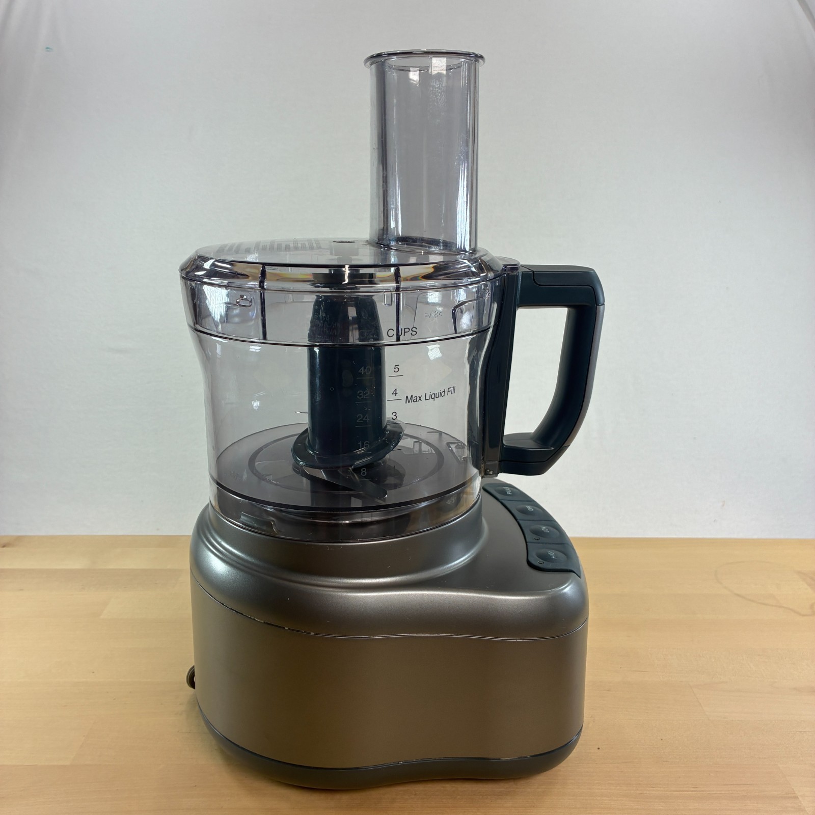 Cuisinart 8 Cup Food Processor Gunmetal 350W Vegetable Chopper Slicer FP-8GMP1
