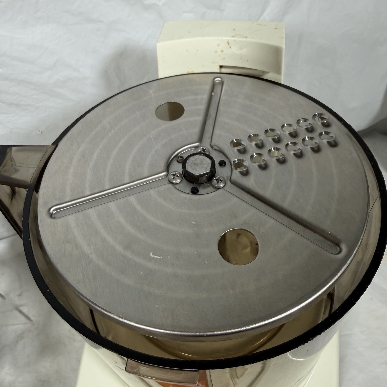 Waring 11FP29 Food Processor Complete 6 Blades Discs Pusher 2 Speed 70’s Tested