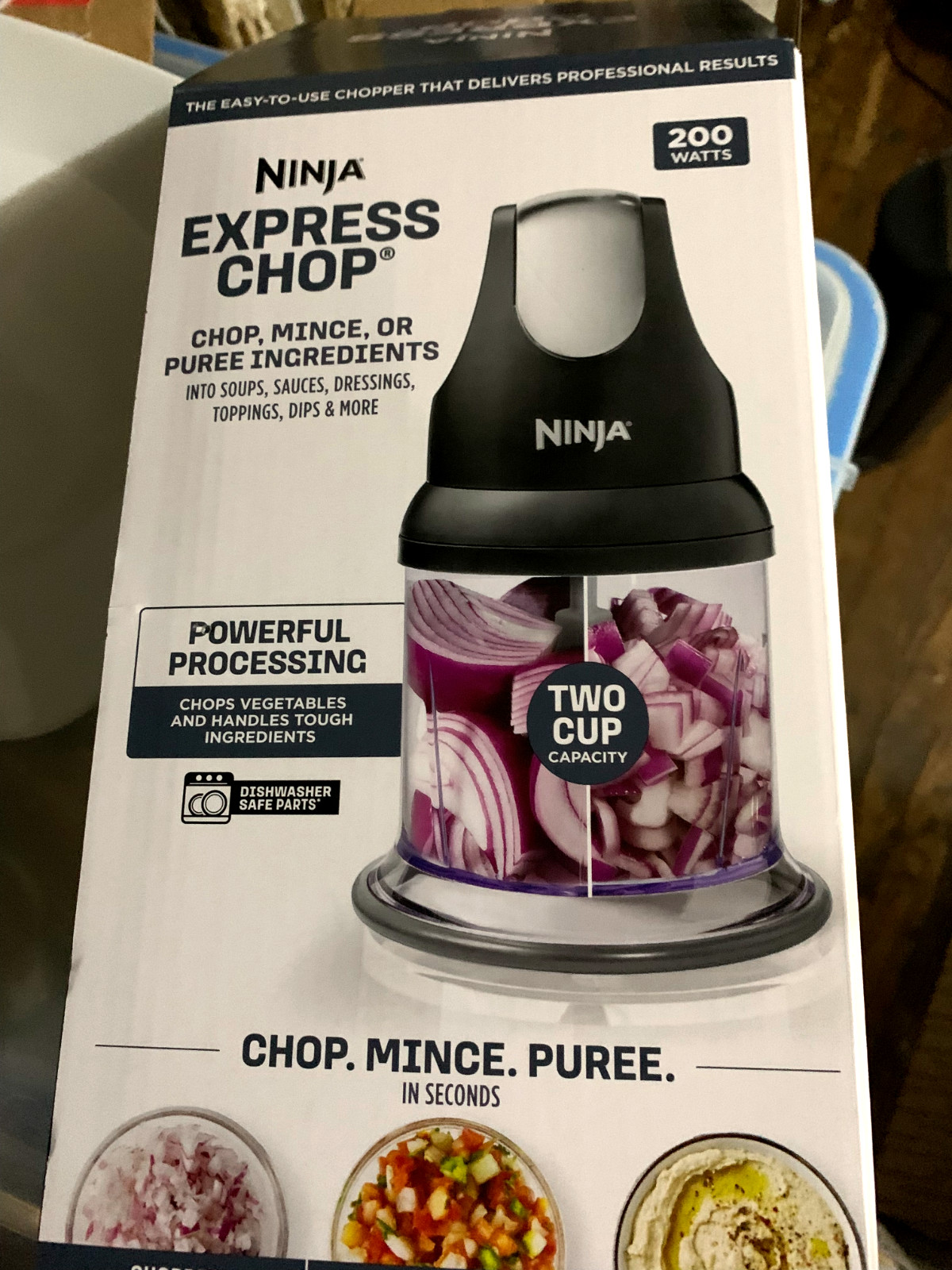 KitchenAid KFC3516IC 3.5 Cup FOOD CHOPPER in color ICE BLUE – NEW