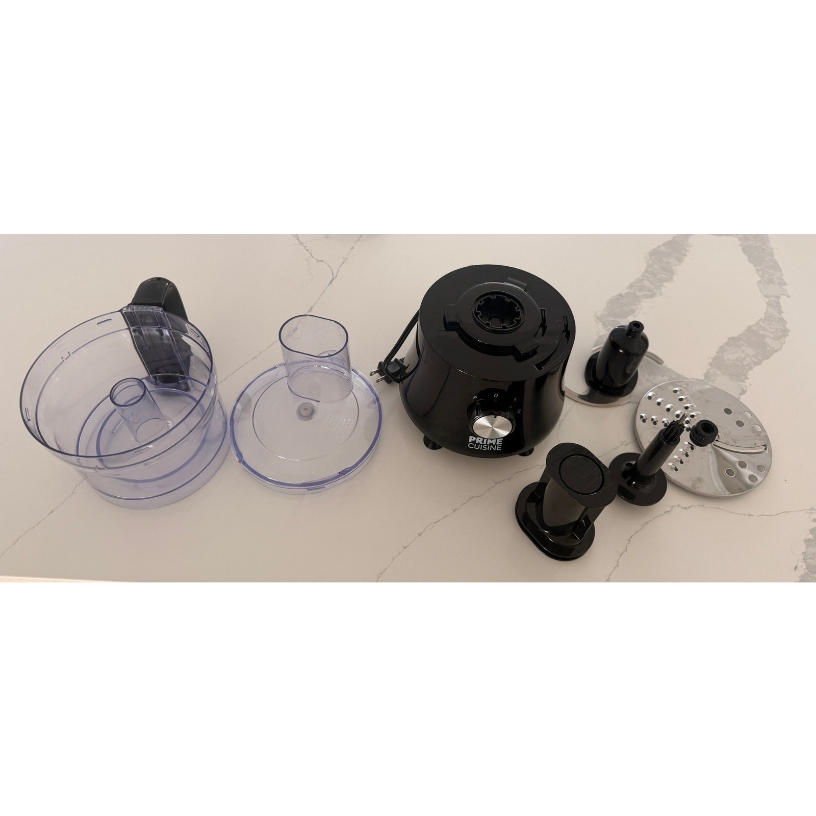 Prime Cuisine Food Processor w/ Chopping Blade & Slicing Shredding Disc Tested