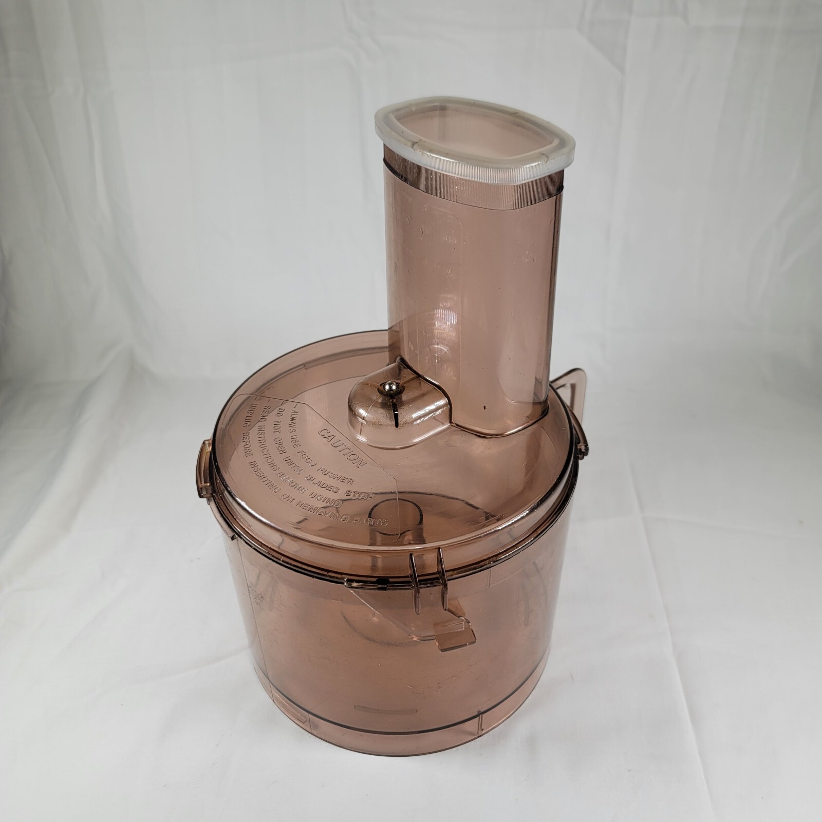 REGAL LA MACHINE I FOOD PROCESSOR – MODEL V813 – AMBER WORK BOWL , Lid & Pusher