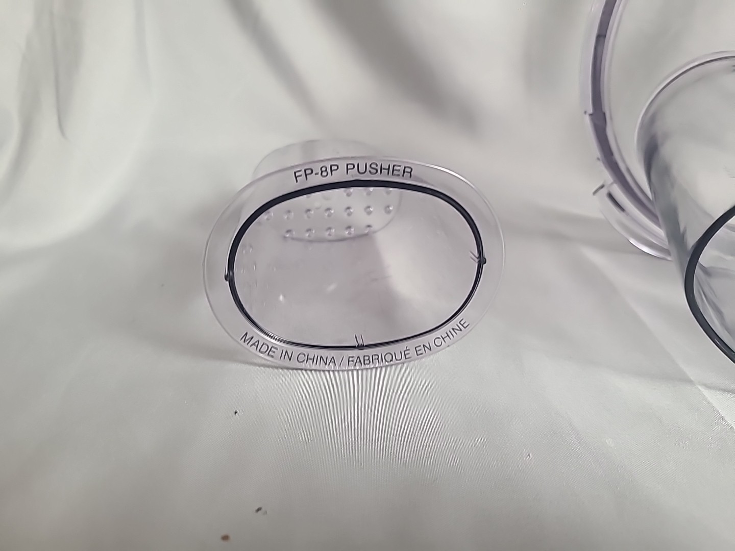 Cuisinart 8 Food Processor FP-8 Replacement Lid FP-8WBC & Pusher FP-8P