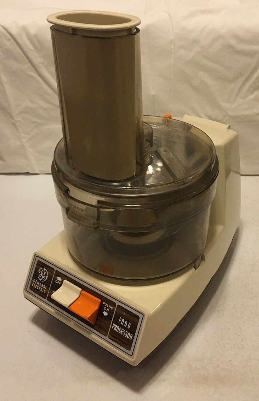 Vintage GE Food Processor Model D1FP1 Tested Works Well All or Parts