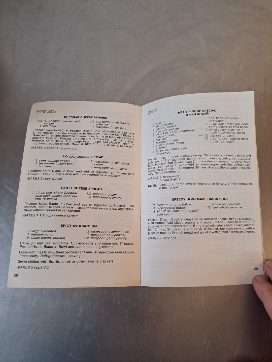 Vintage GE General Electric Food Processor Model FP1 4200 User Manual Recipes