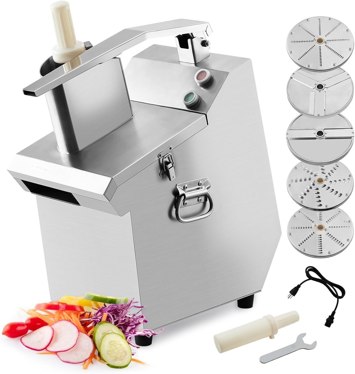 Electric Vegetable Slicer 5 in 1 Food Cutter 200W Vegetable Chopper Dicer