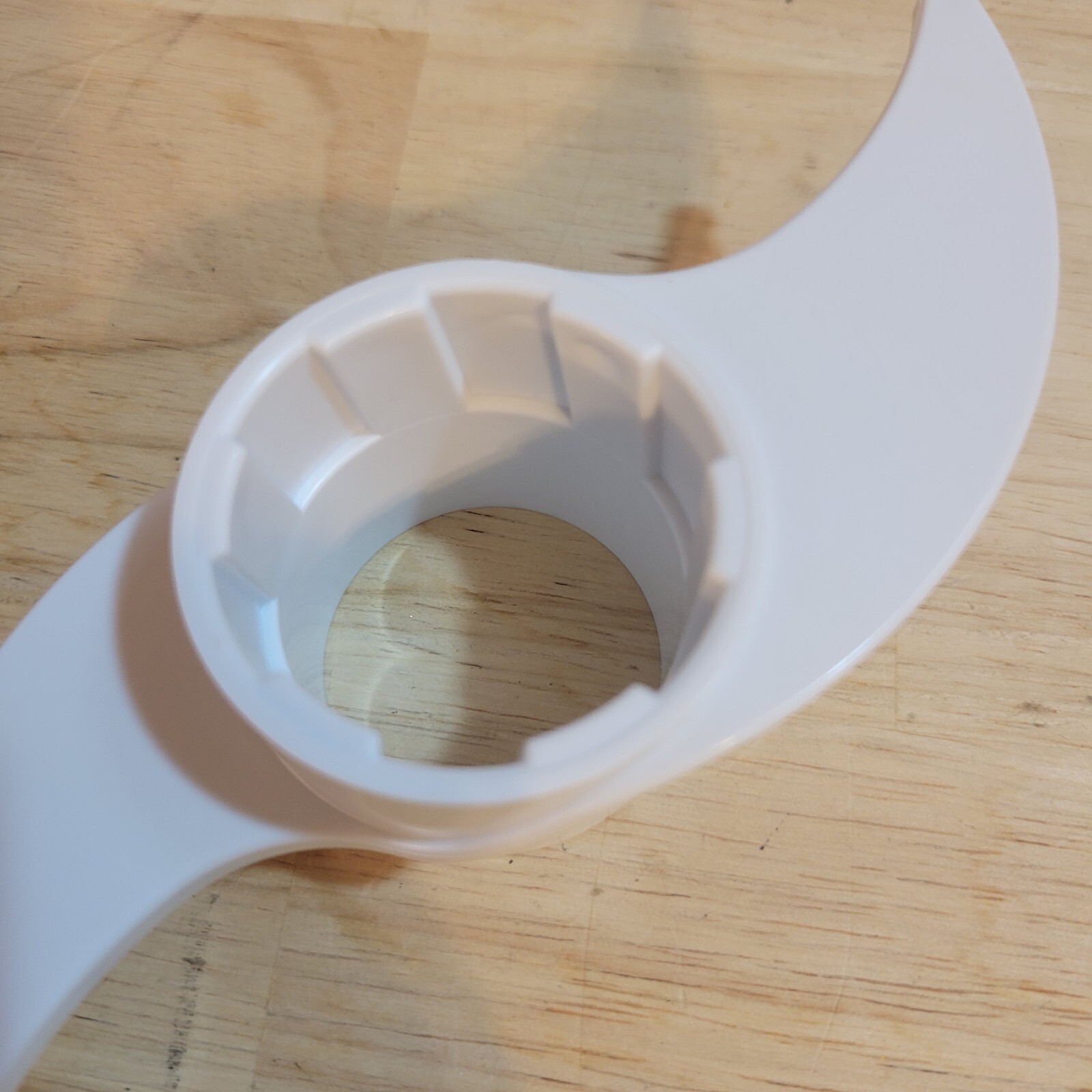 Food Processor Euro-Pro Quad Plastic Dough Blade White Model EP91W Used