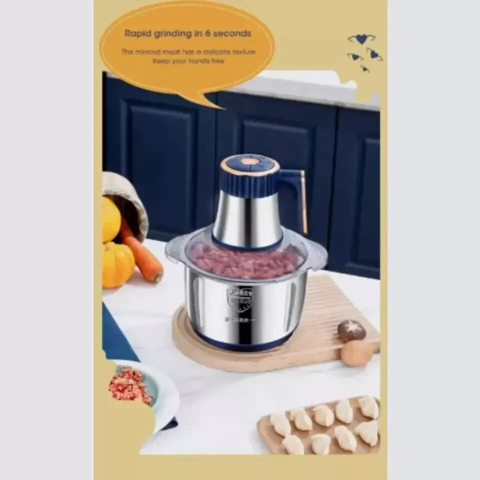 2L/5L Electric Meat Grinder Food Processor Fruits Blender Chopper Sausage Maker