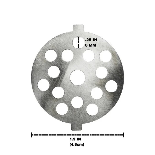 Univen .175″ Fine and .25″ Coarse Plate Discs fits KitchenAid FGA Food Meat Grin
