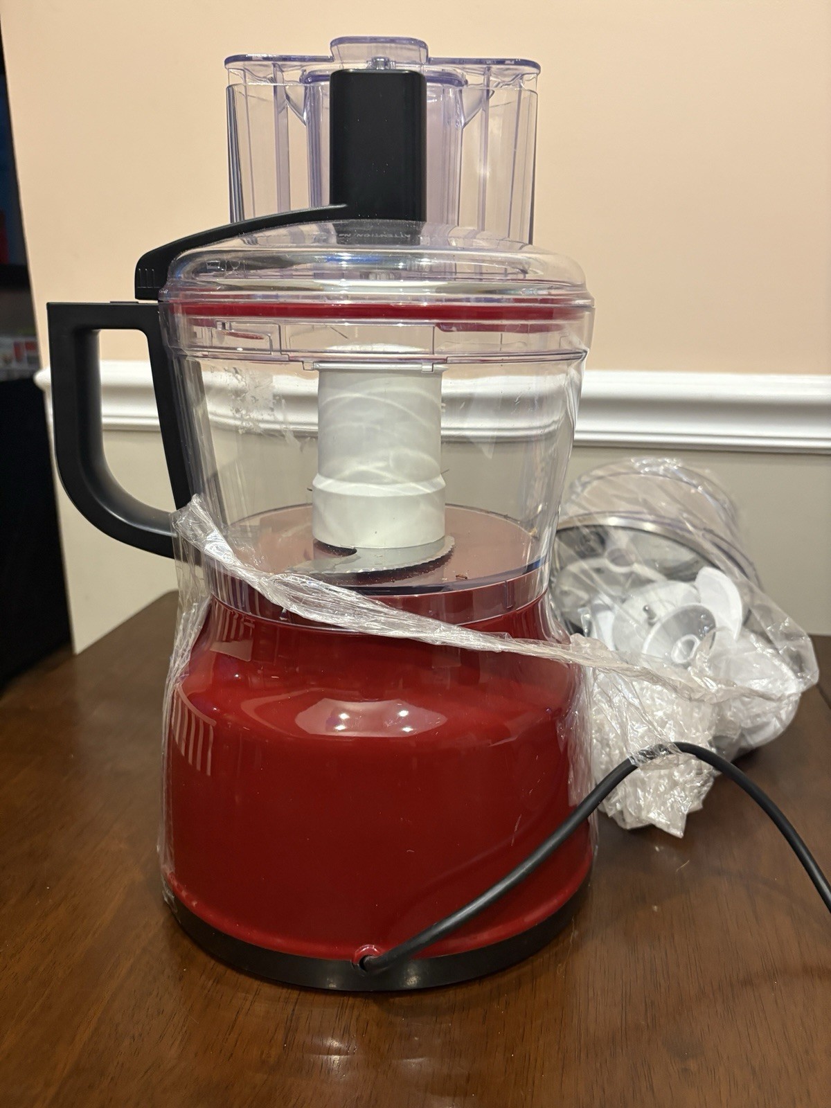 KitchenAid KFP0935QGC 9 Cup Food Processor/Slicer Empire Red With Blades