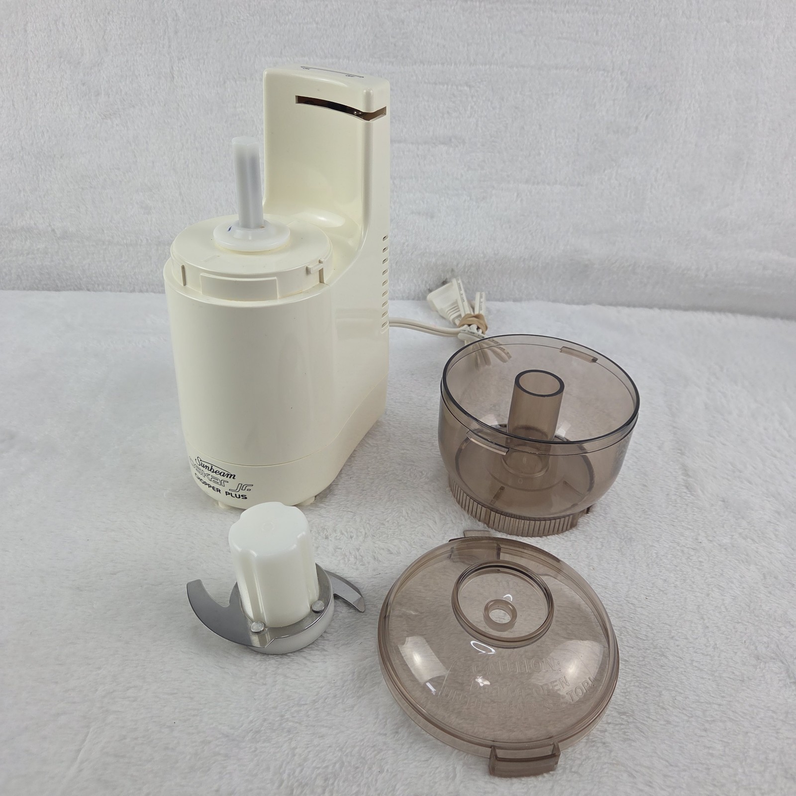 Vintage Sunbeam Oskar Jr Chopper Plus Model 14131 Food Processor Tested