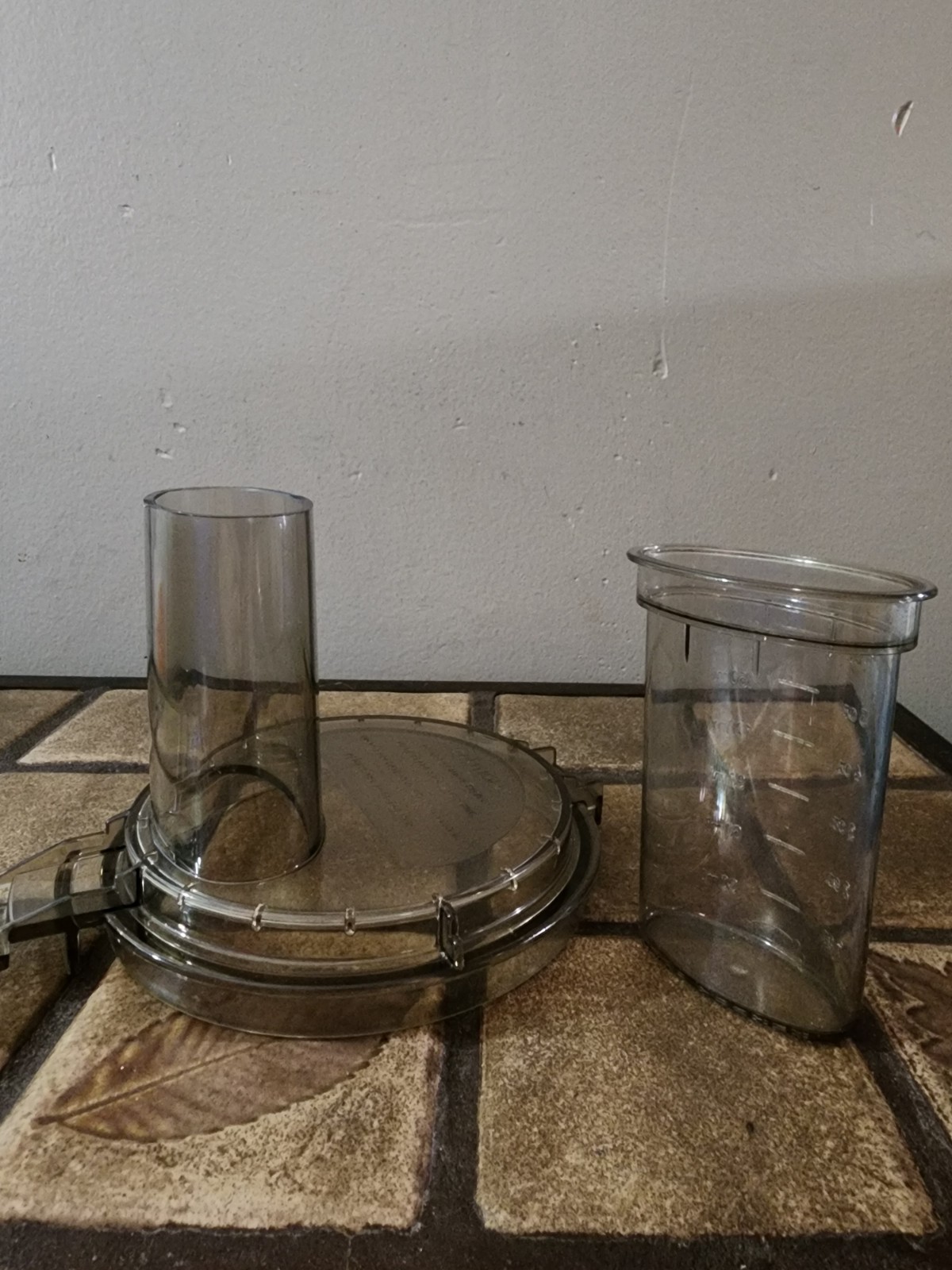 Sunbeam Mixmaster Food Processor Le Chef 14-11 Feed Tube Lid Cover and Pusher