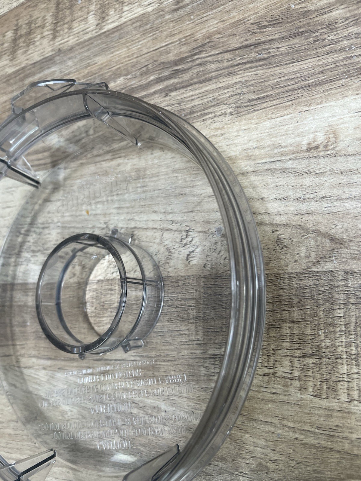 Cuisinart Food Processor 8 Series Replacement Flat Lid DLC-806GTX Lid No Cap OEM
