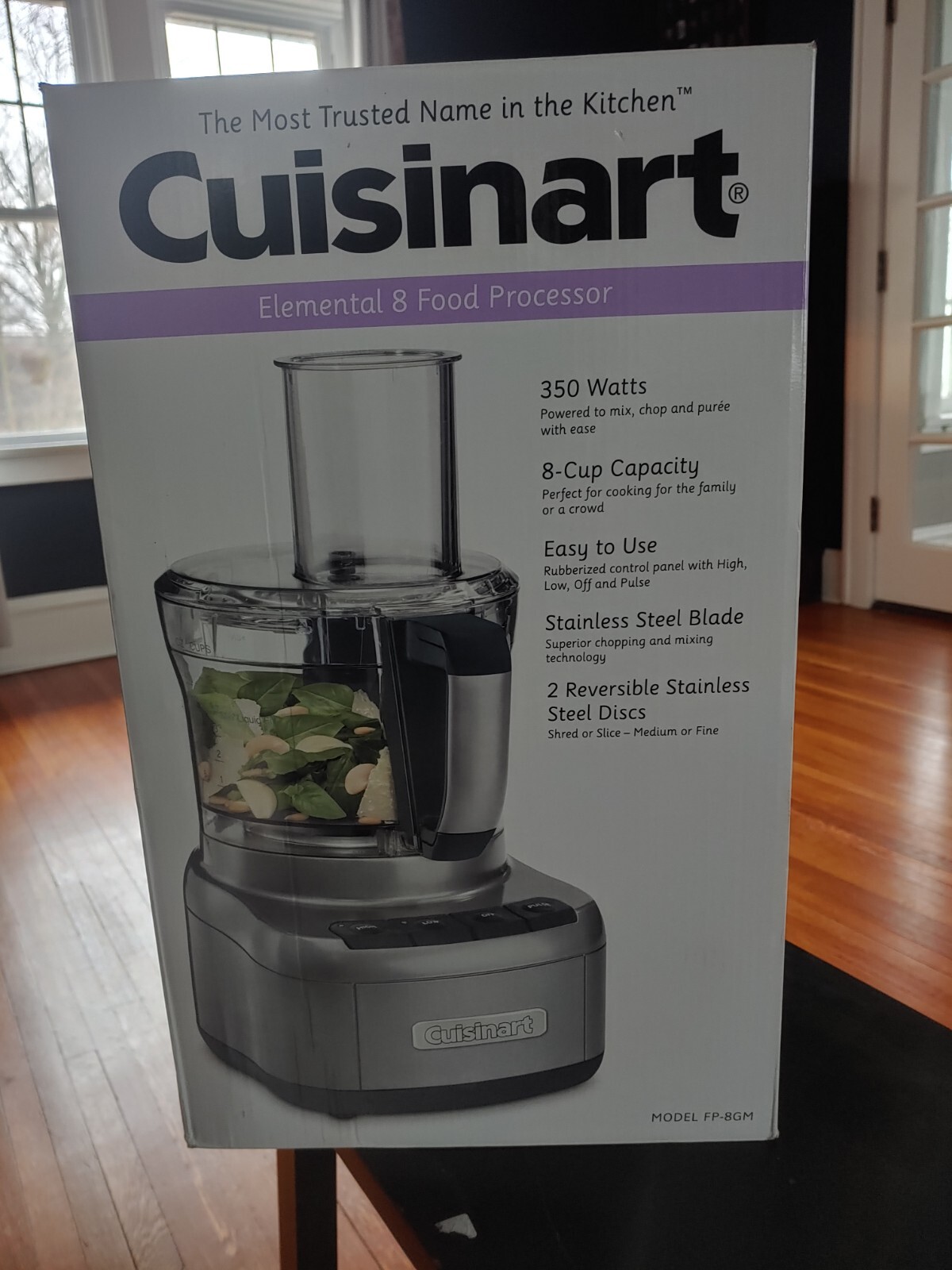 Cuisinart FP-8GMP1 Elemental 8-Cup Food Processor – Gunmetal