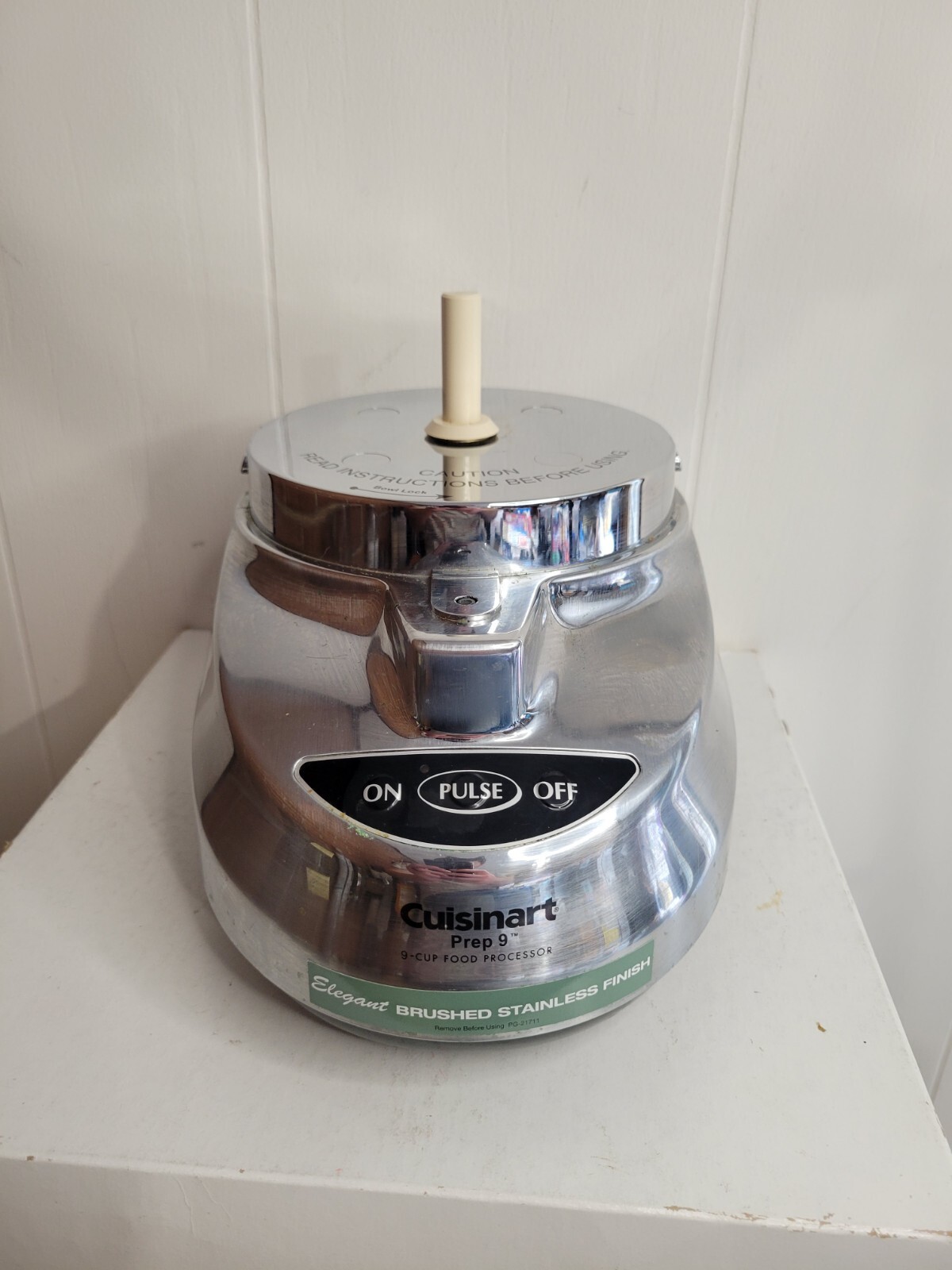 Cuisinart Prep 9-Cup Food Processor Brushed Stainless Finish, Base ONLY
