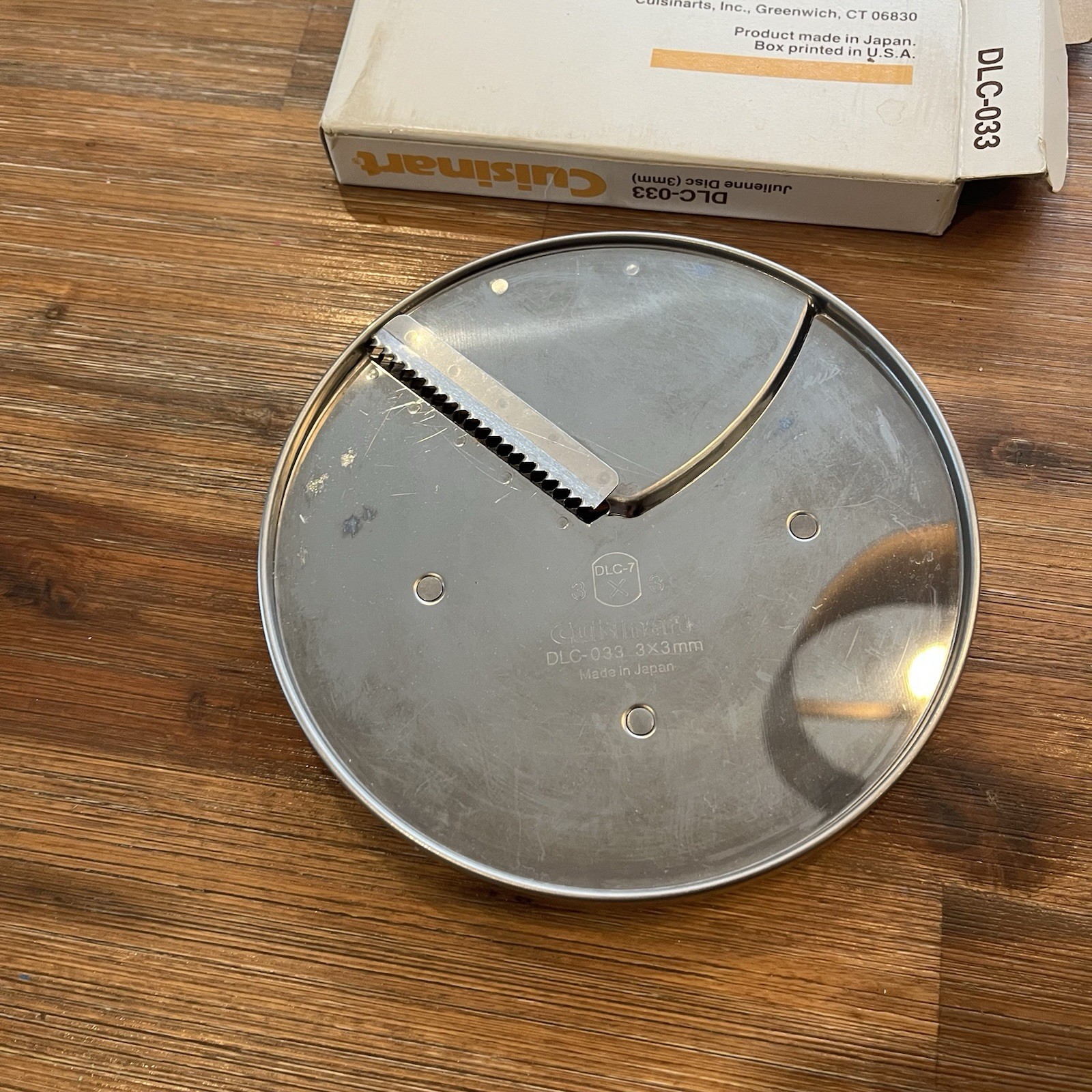 Cuisinart DLC-033 Square Julienne Disc 3mm 1/8″ for DLC-7 Series