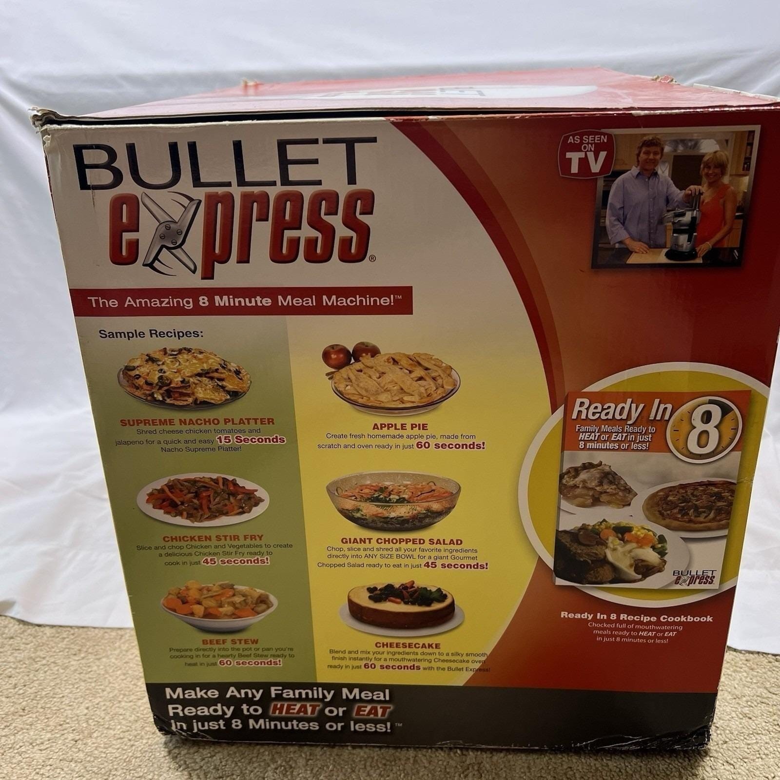 Bullet Express 3-in-1 Mixer Meal Maker Juicer System Food Prep Vintage Kitchen