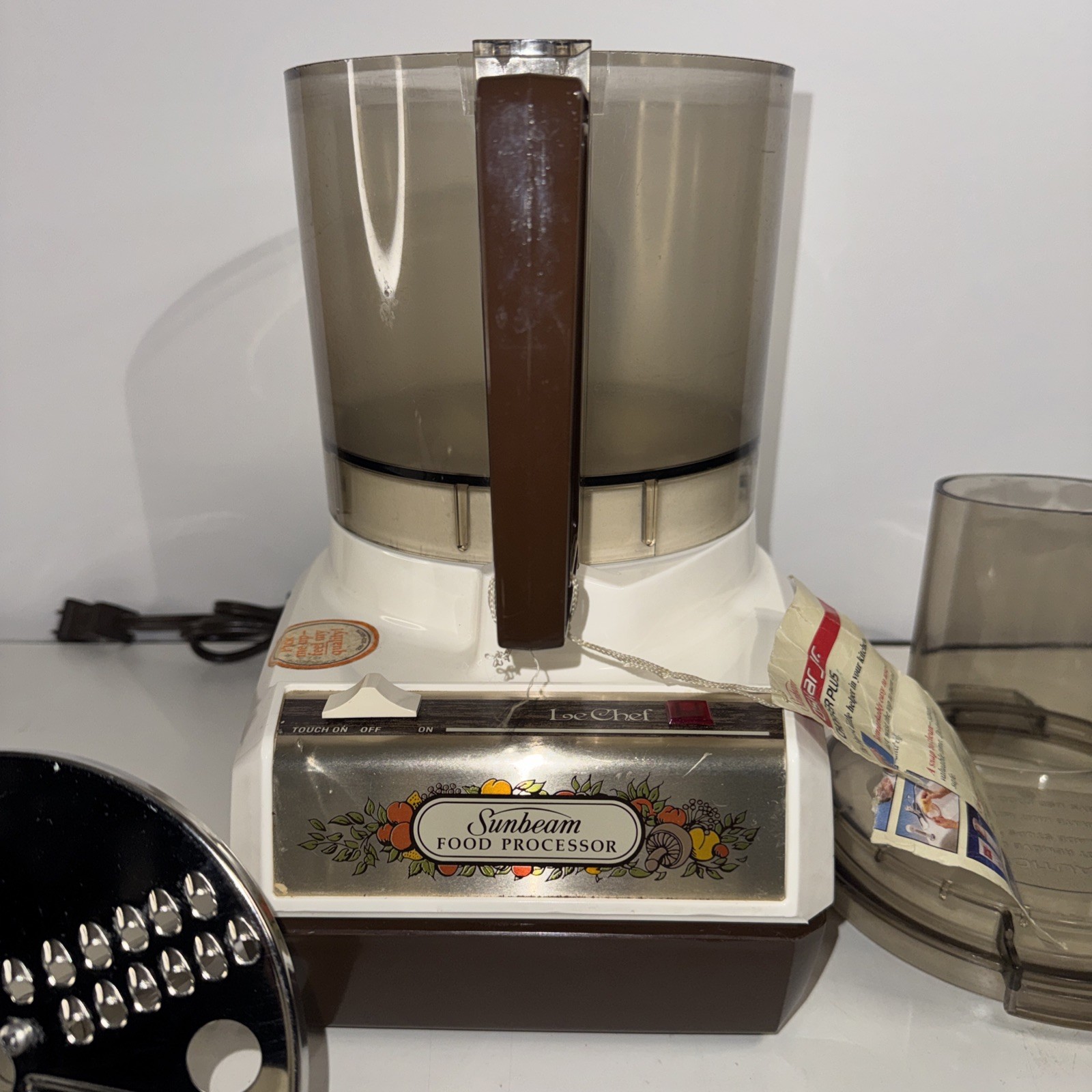Vintage Sunbeam Le Chef Food Processor Model 14-11 Complete TESTED WORKS