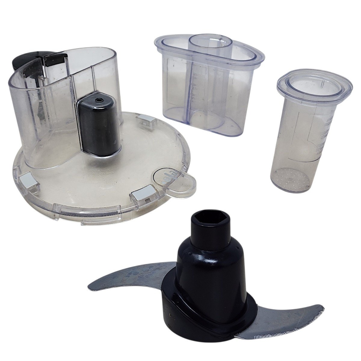 Hamilton Beach Food Processor 12 Cup Black Silvr 500W Big Mouth Duo Tested Works