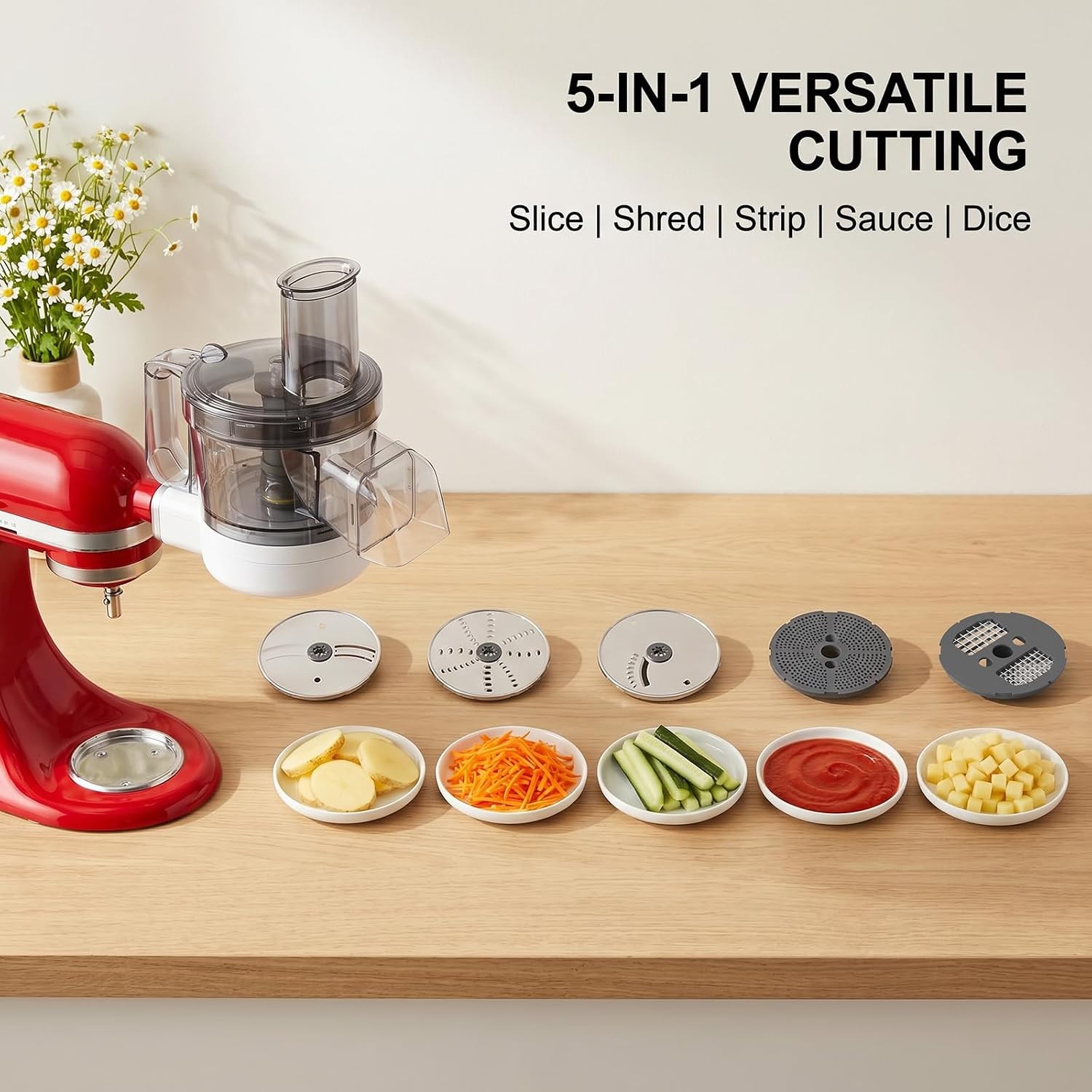 GVODE KitchenAid Attachment Chopper 5-in-1 Storage Case