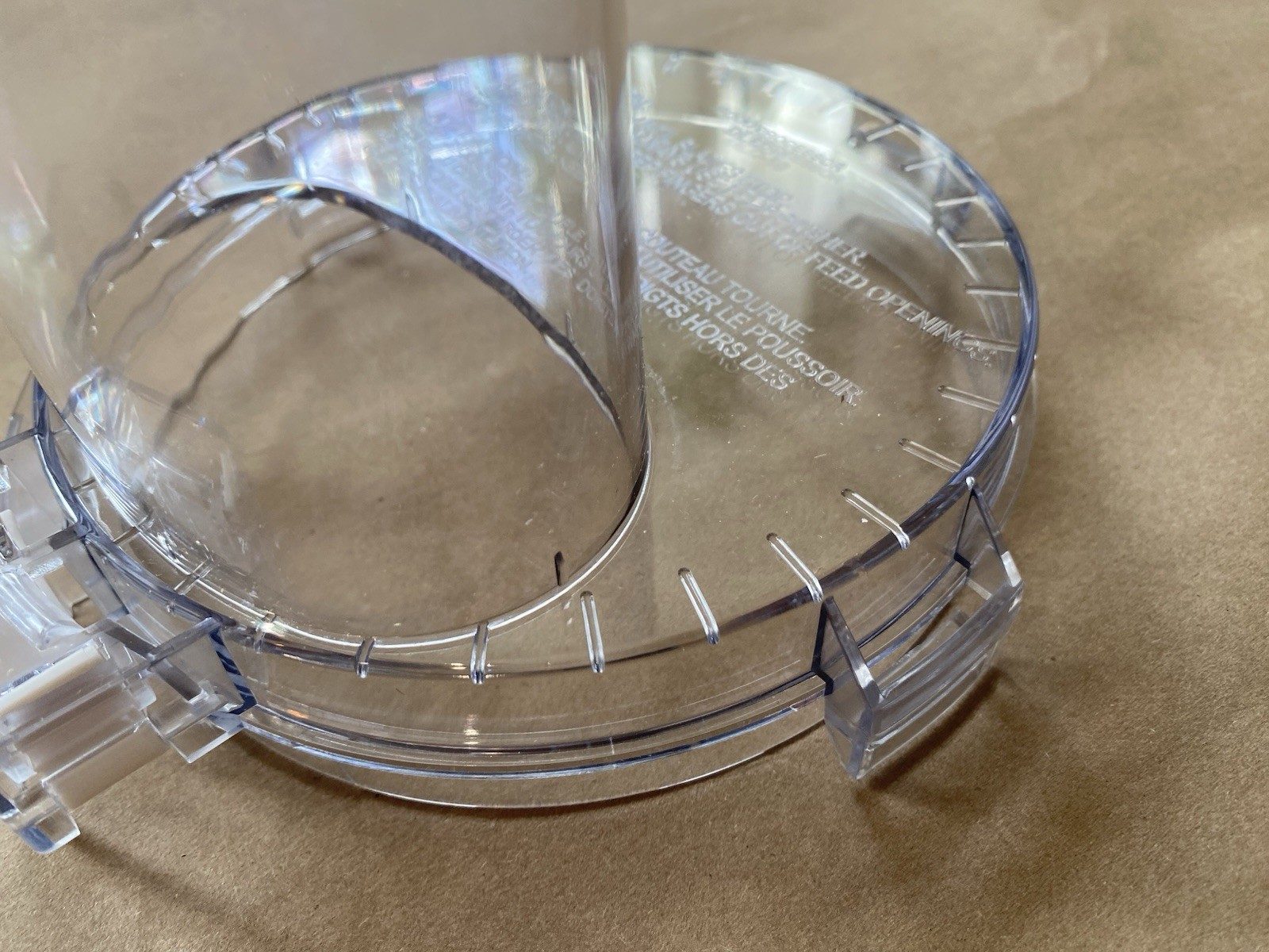 Replacement Top Lid Bowl Feeder Cover DLC-117BGTX for Cuisinart DLC-10