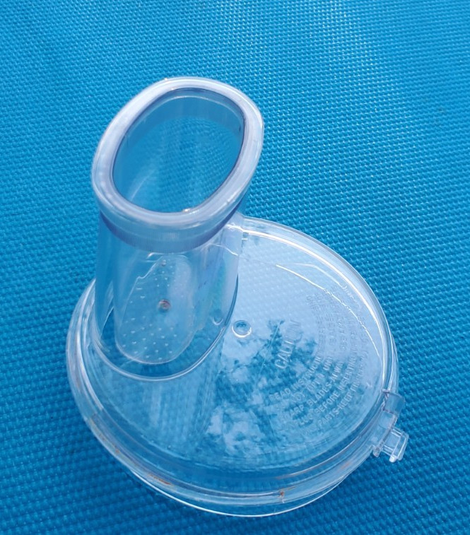 Regal La Machine 1 V813 Food Processor Replacement Part Lid & Pusher Model CLEAR