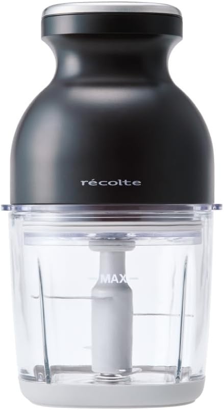 Recolte Cordless Capsule Cutter Bonne RCP-7 Black Food Processor 8-in-1 Blender