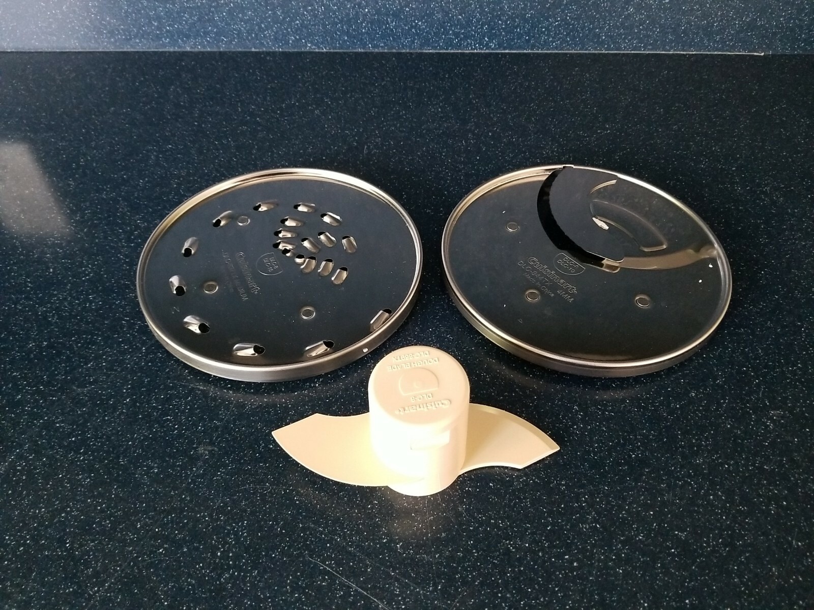Lot Of 3 Cuisinart Deluxe 11 Food Processor Replacement Blades, Parts