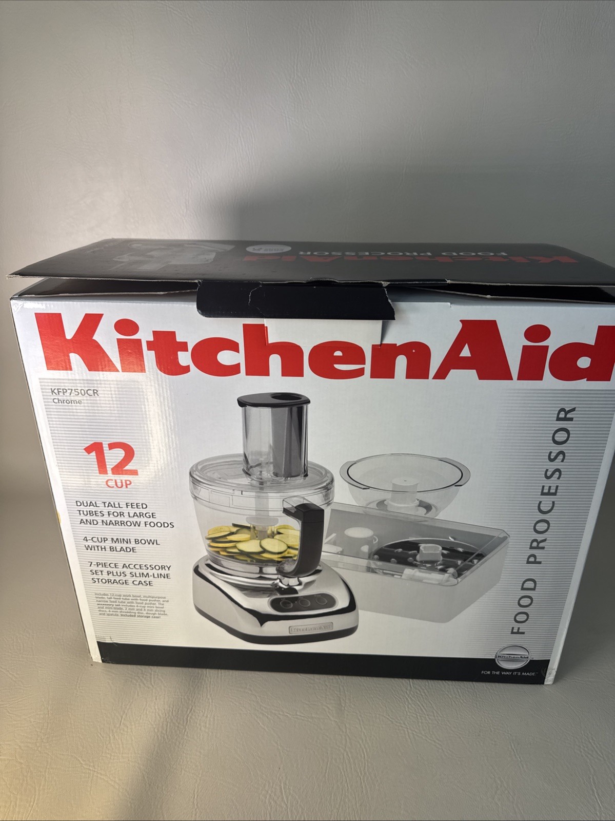 KitchenAid Food Processor KFP750CR Chrome