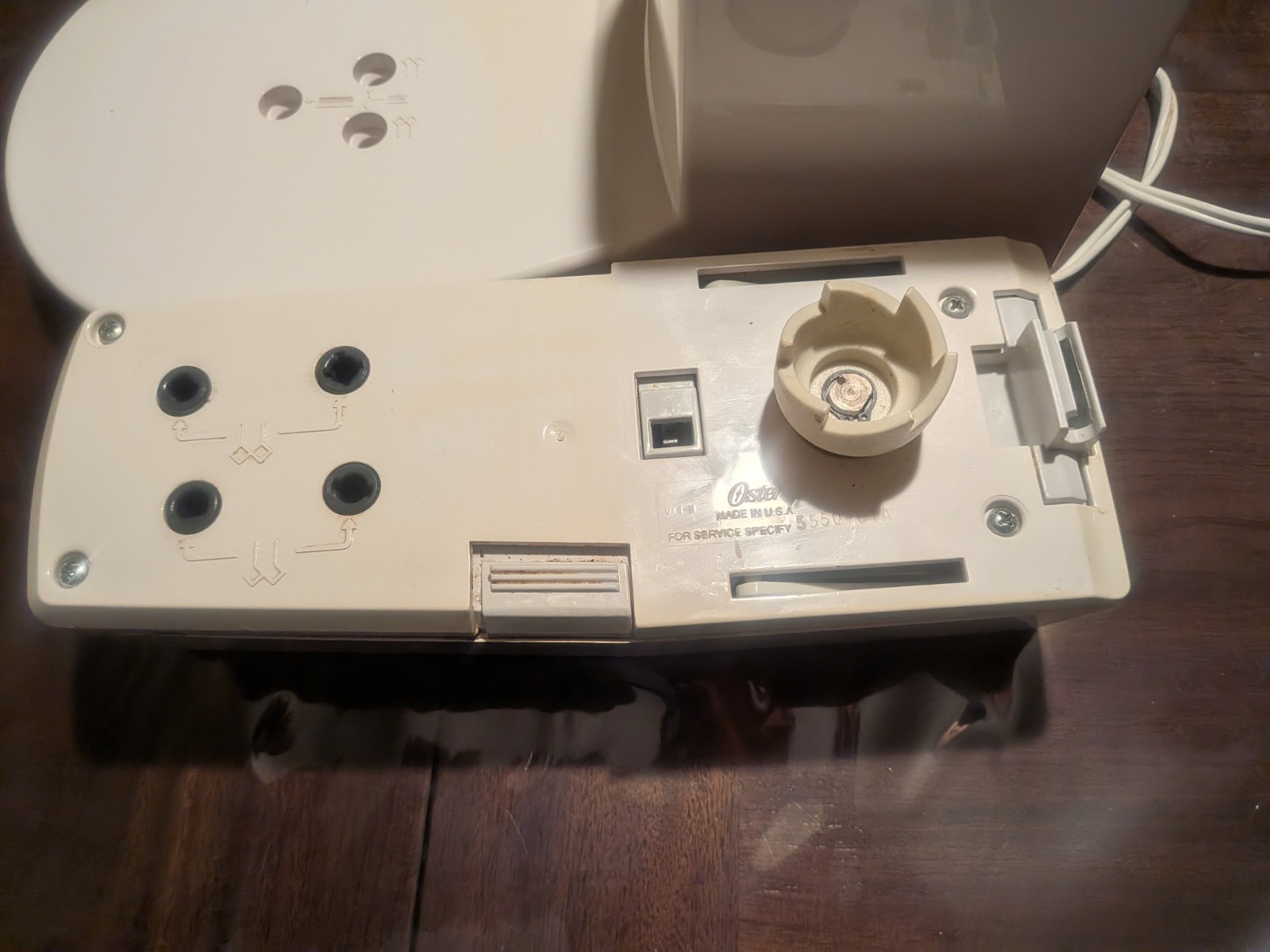 Oster Designer Kitchen Center Mixer Doughmaker Food Processor 5550-08A Working!