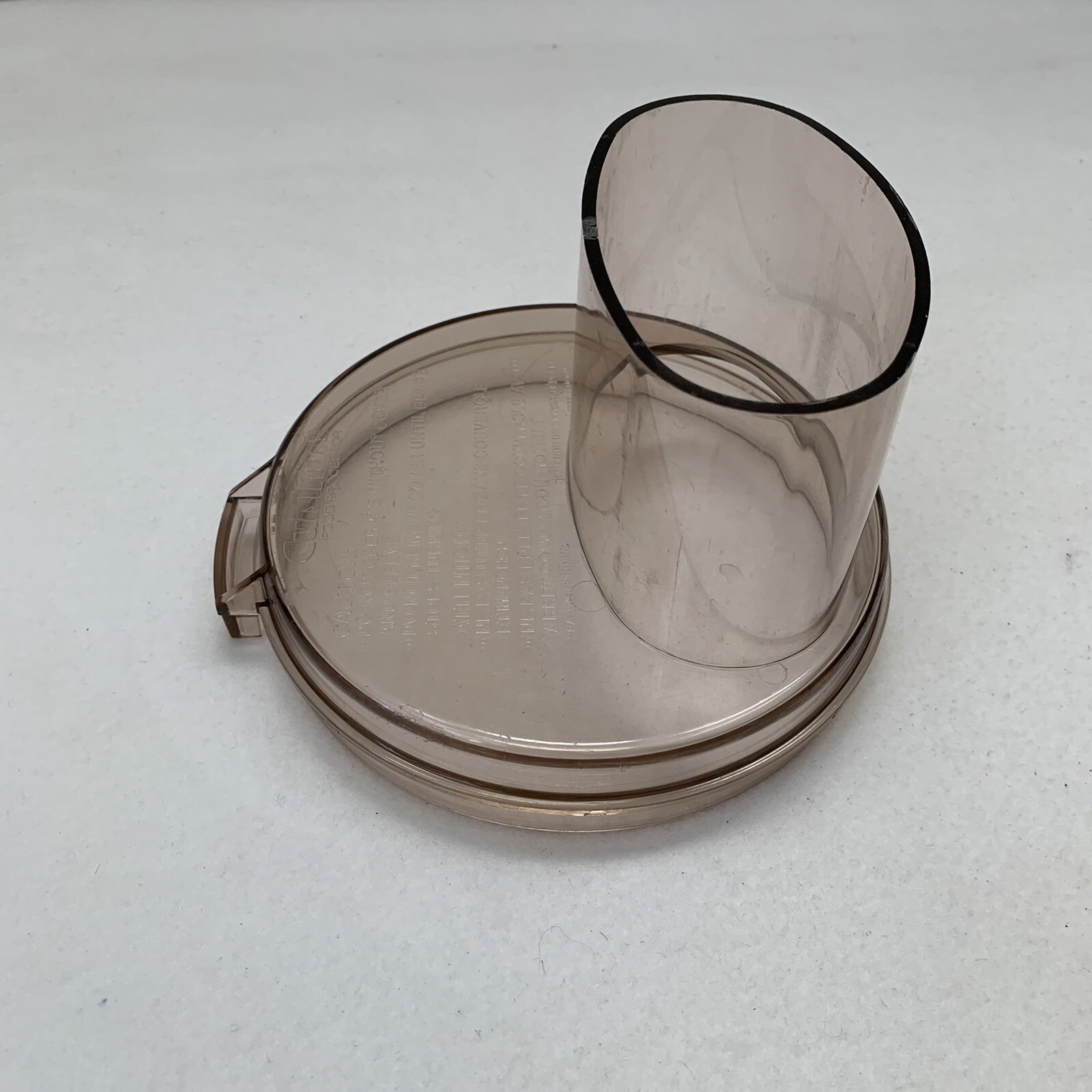 CUISINART DLC-10E CFP-4 5 5A 9 Work Bowl Lid Cover Top Amber Replacement Part.