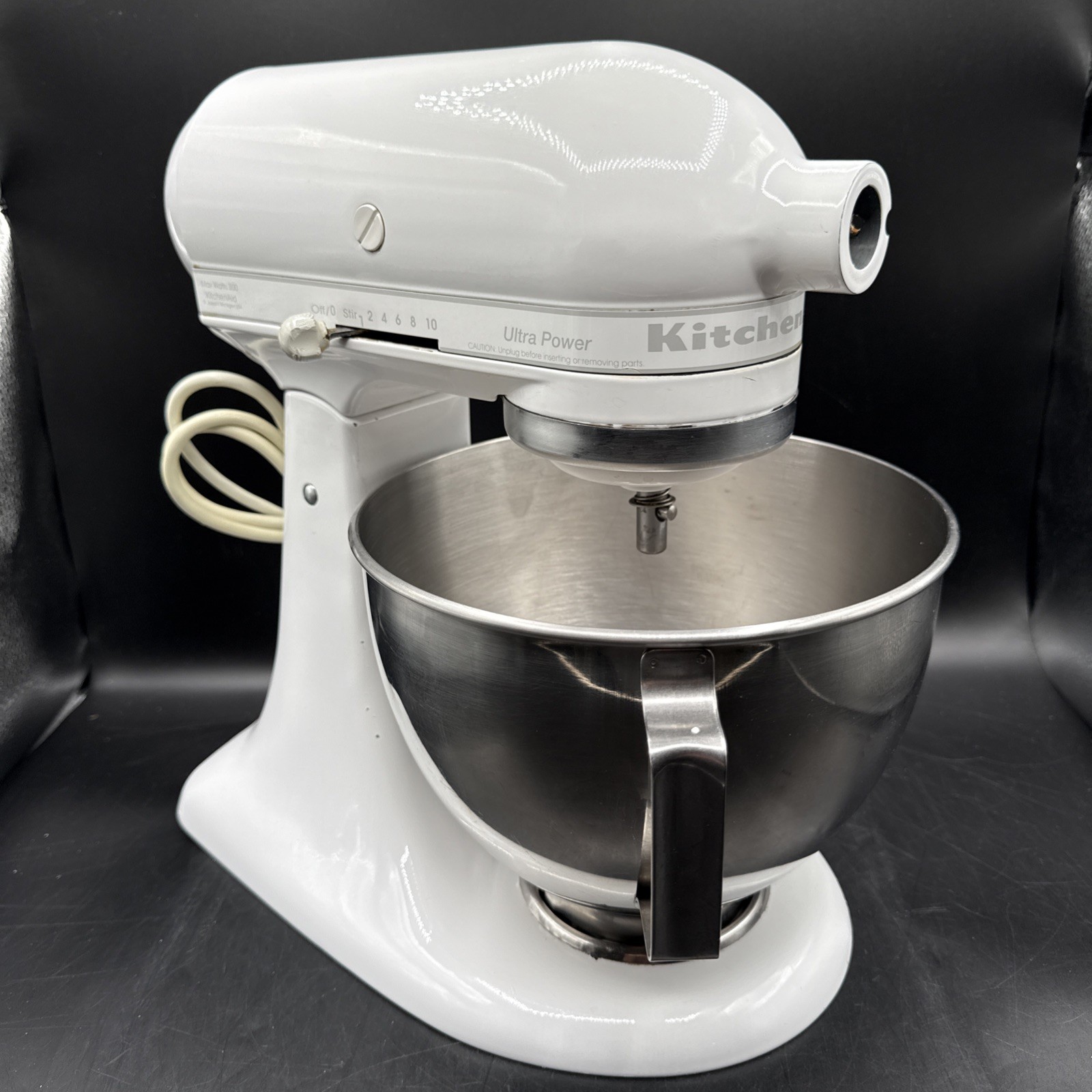 KitchenAid Ultra Power Mixer With Bowl – NO Attachments – White Model KSM90WW