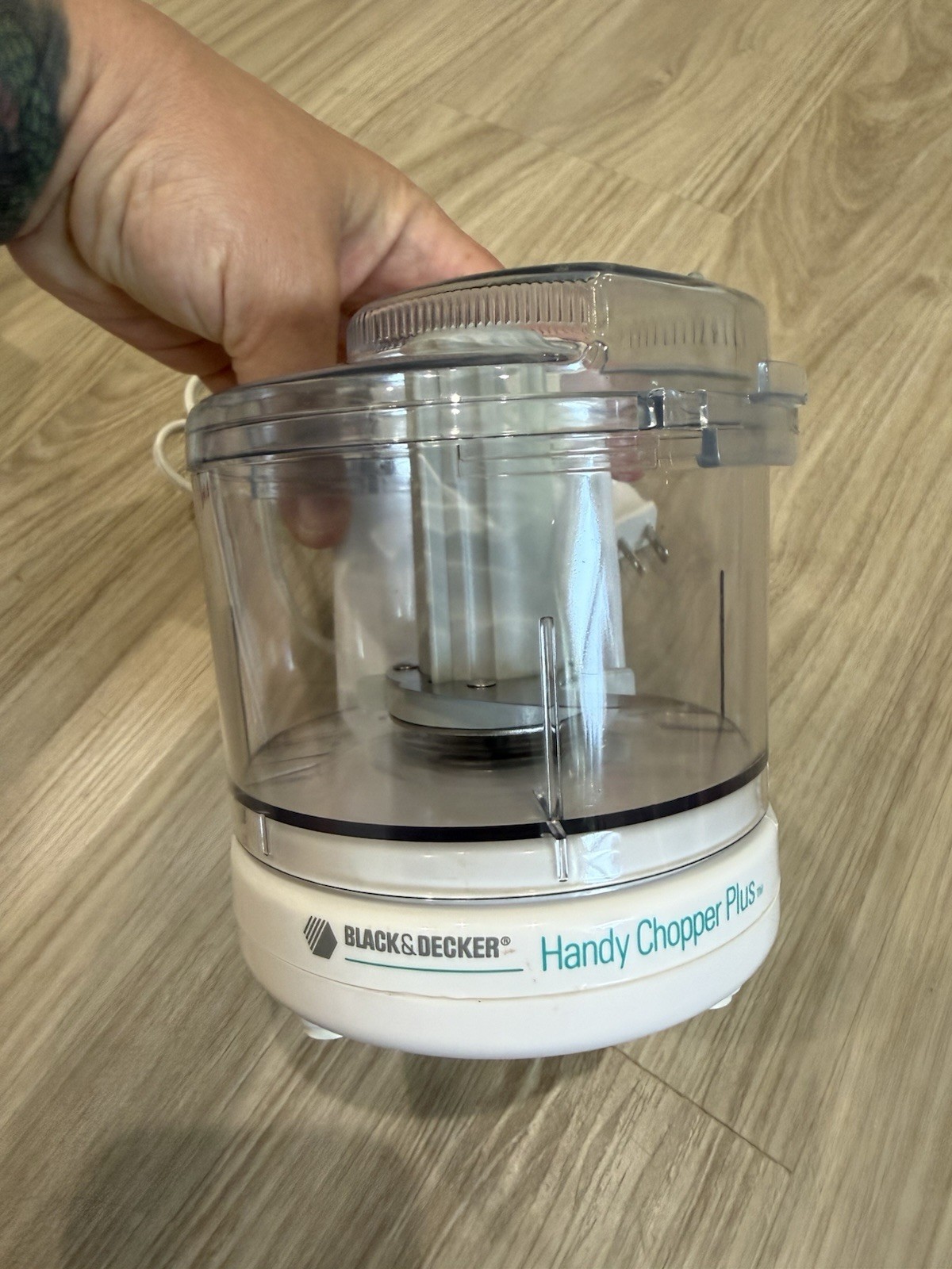 Black & Decker HandyChopper Plus Mincer Food Processor White w Box Manual HC3000