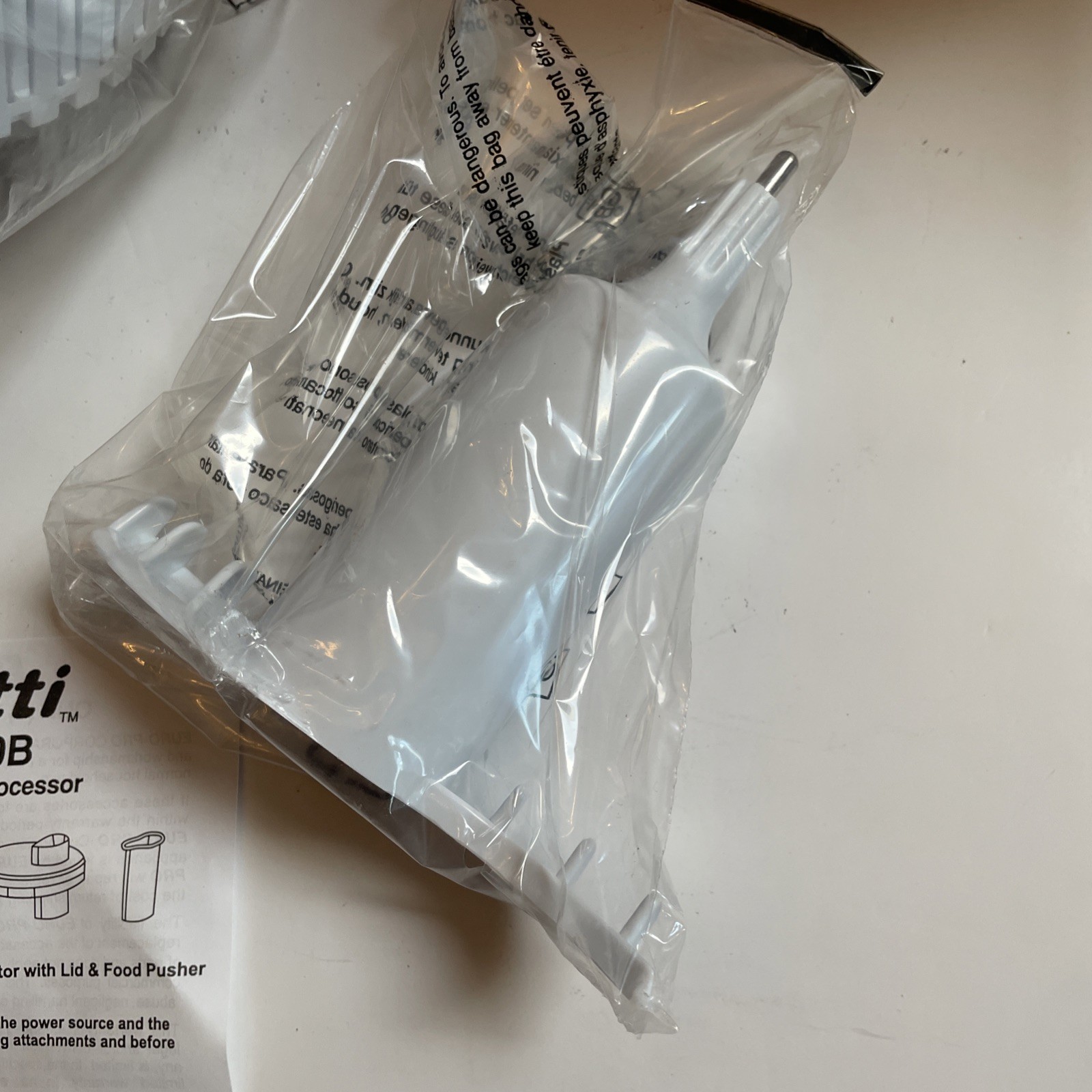 Bravetti Food Processor Accessories For KP80B XX80B Whipper Wisk Juice Extractor