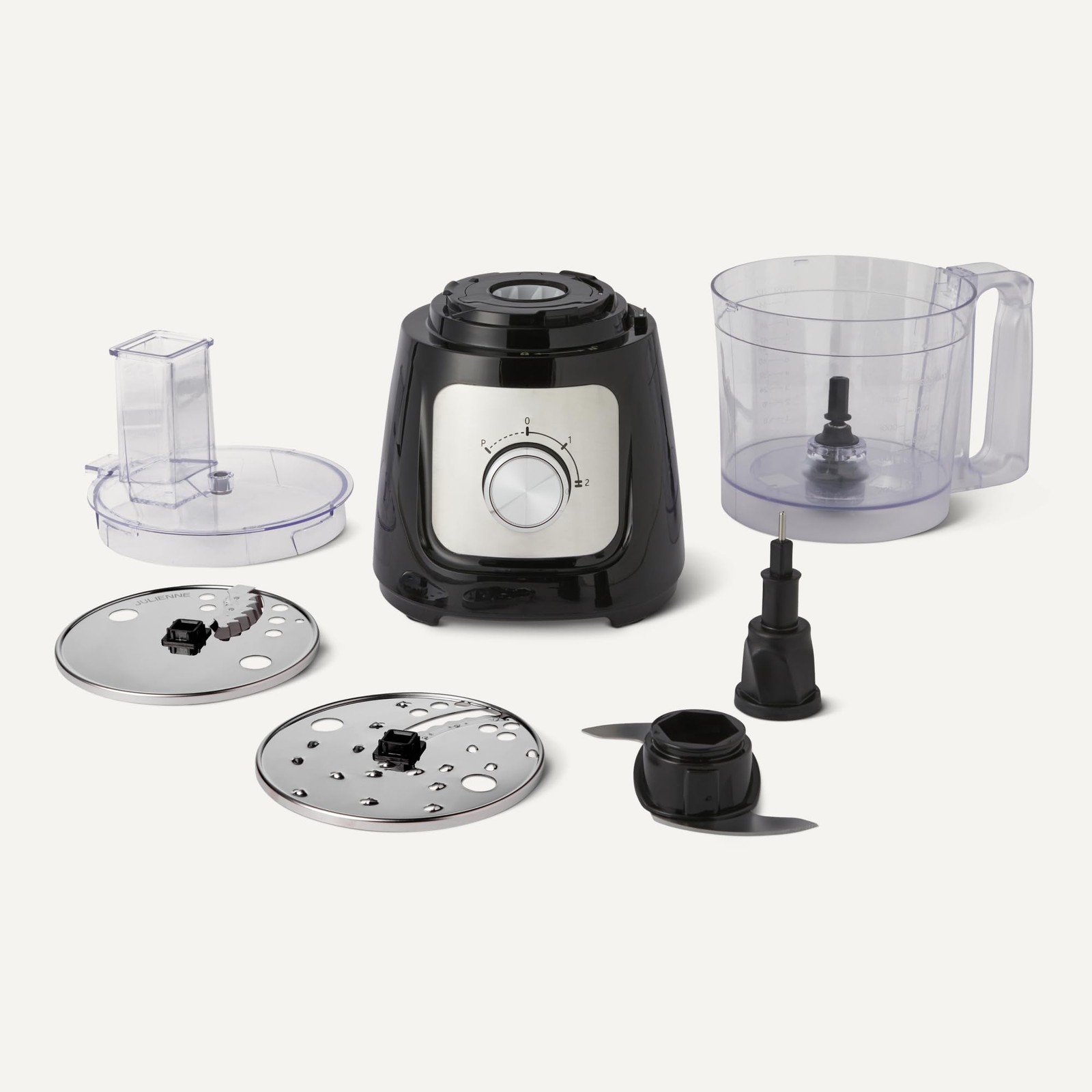 Retailer Basics Food Processor And Vegetable Chopper 10 Cup Bowl 2-Speed 500 Wat