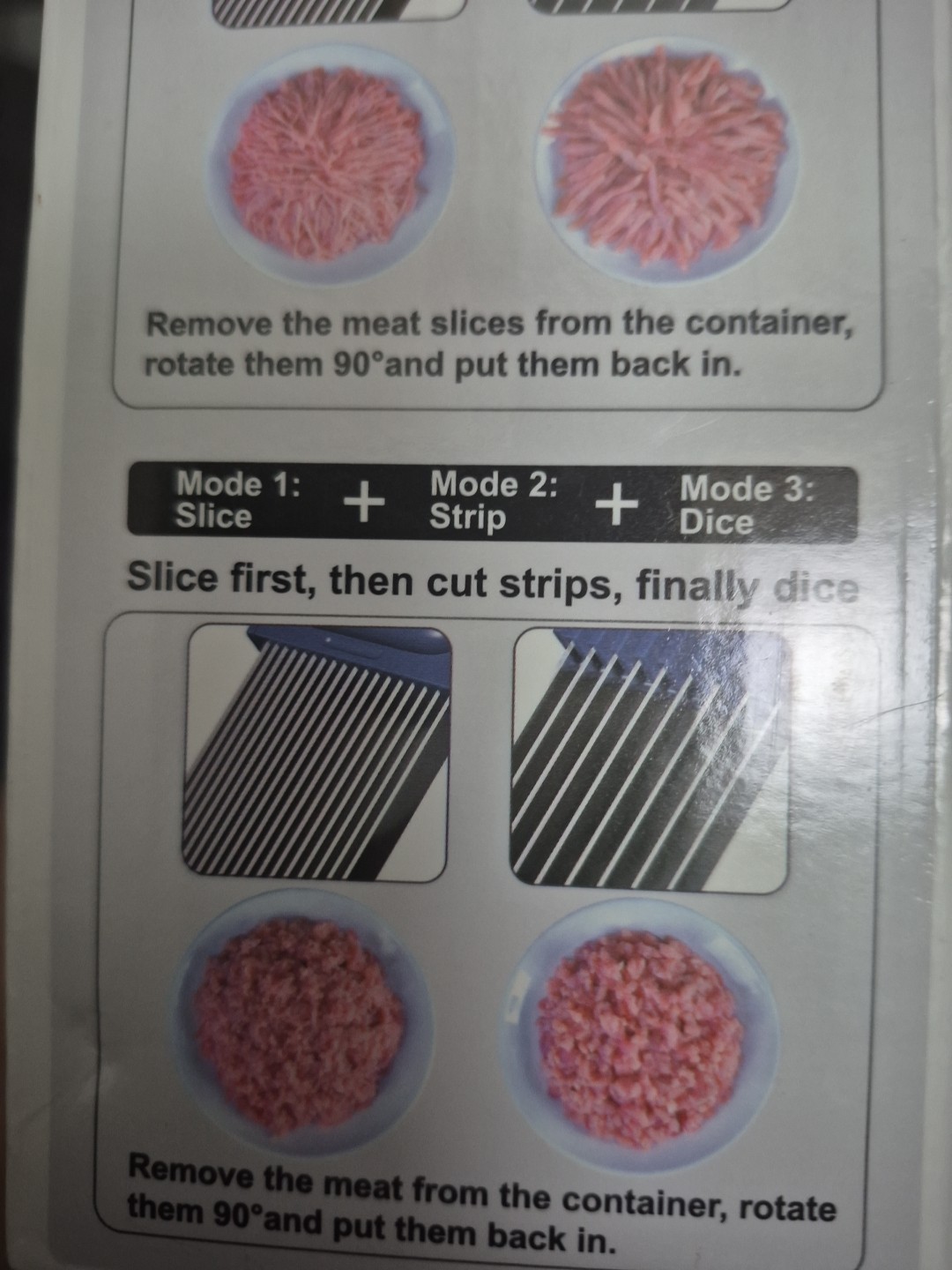 MEAT SLICER ( Manual) food pusher