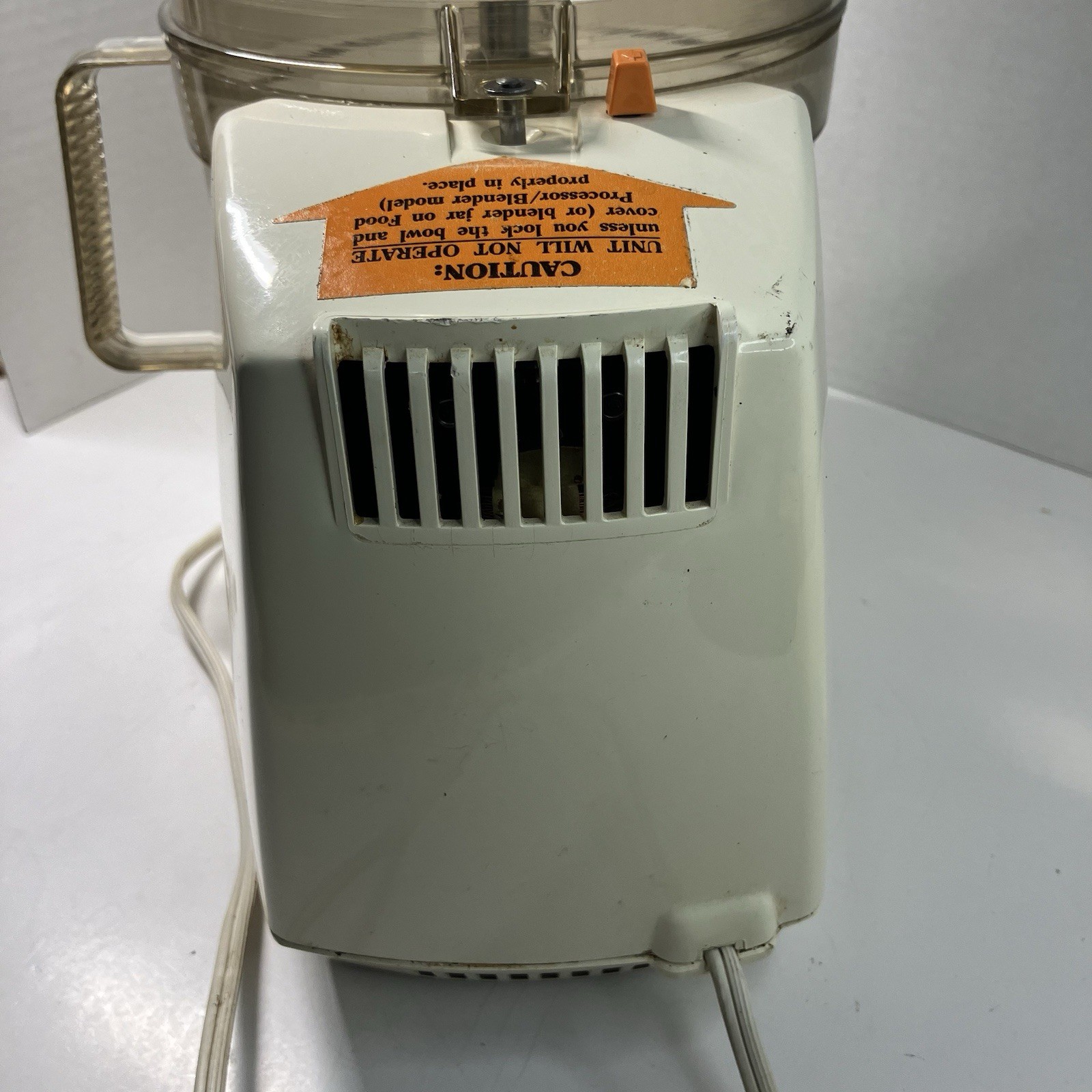 Black & Decker Food Processor Vtg D1FP1D Full Capacity 1986 USA Tested Clean