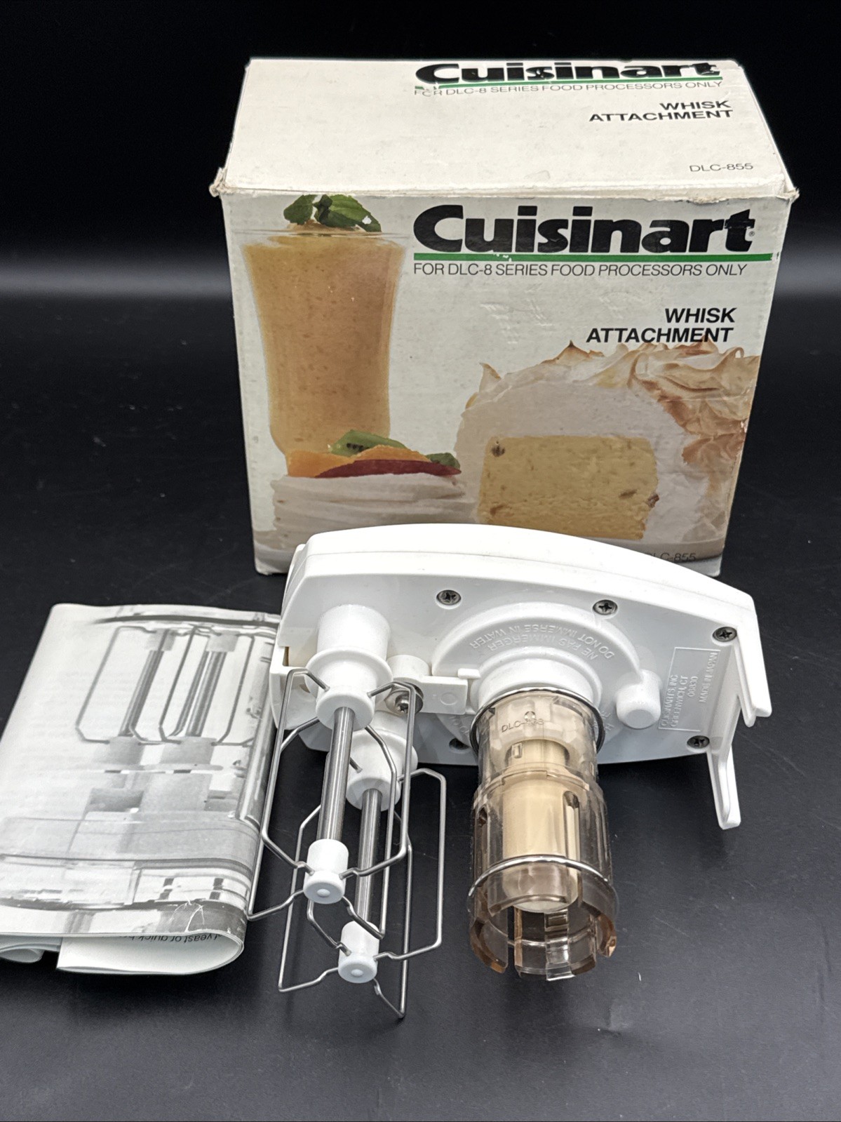 Cuisinart Whisk Attachment DLC-855 Custom 11 DLC-8 Food Processors Made in Japan
