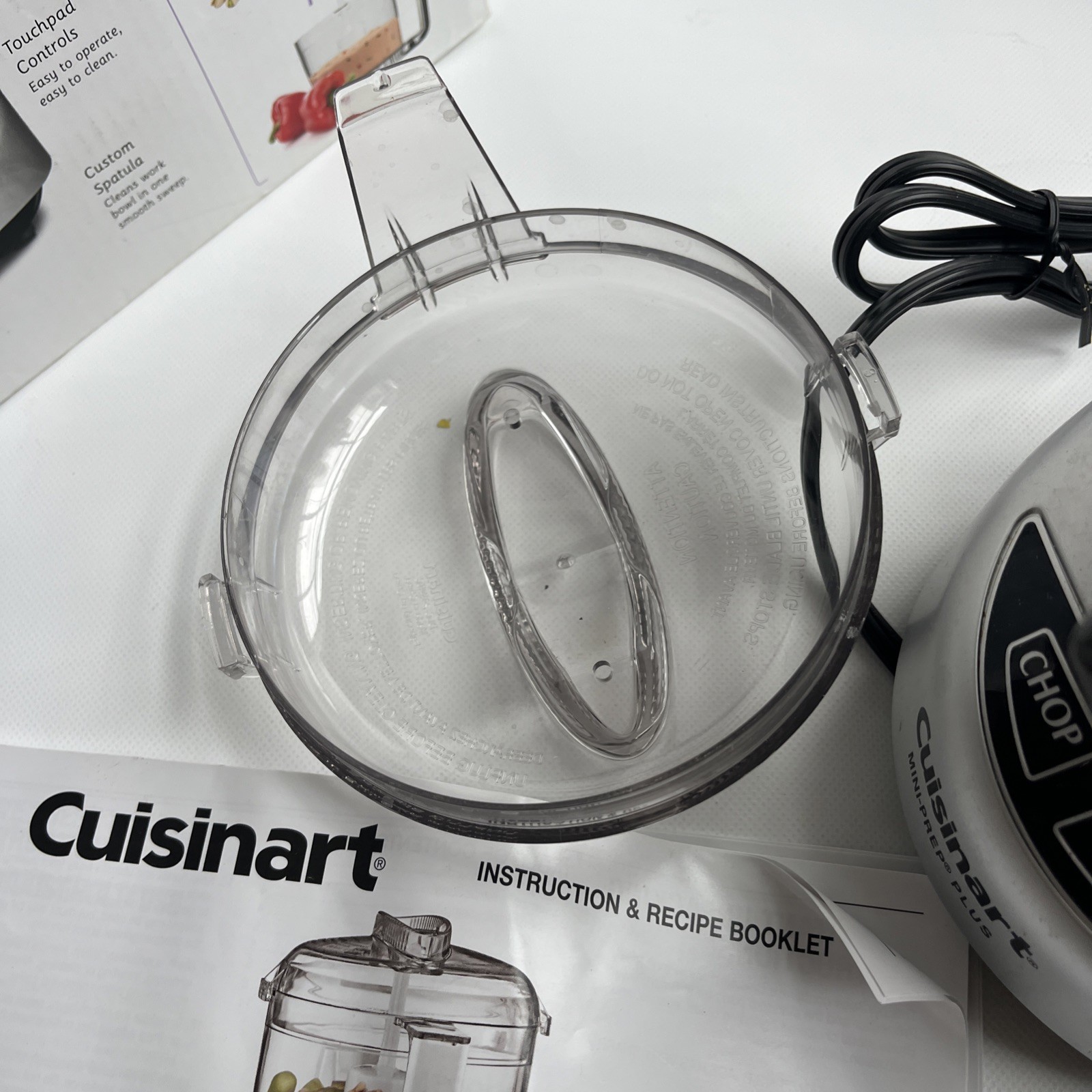 Cuisinart Mini-Prep Plus food processor 3-Cup auto reverse chop, puree,emulsify