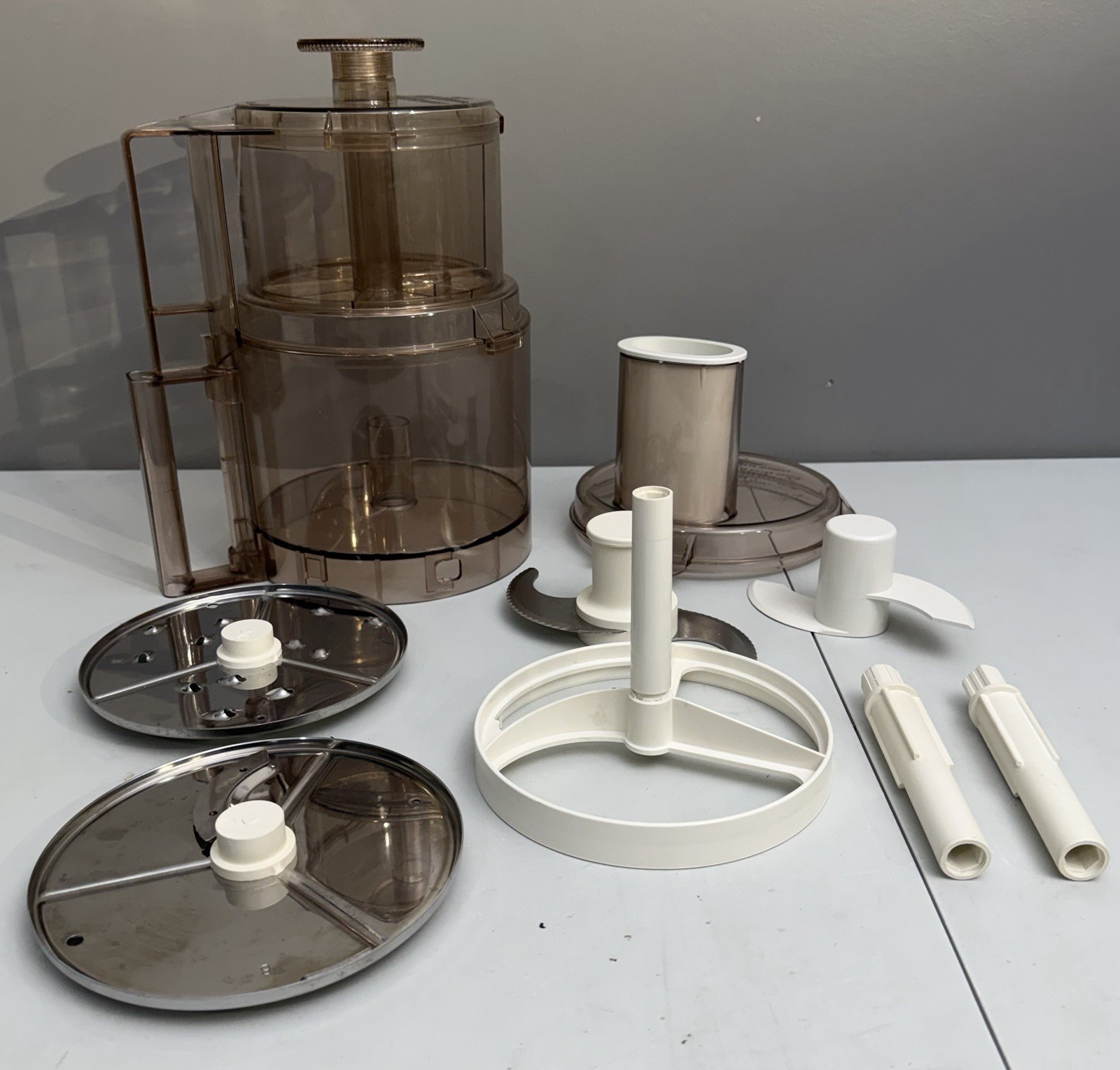 Vintage KitchenAid KFP 400 Multi-Function Food Lot Of Accessories Hobart