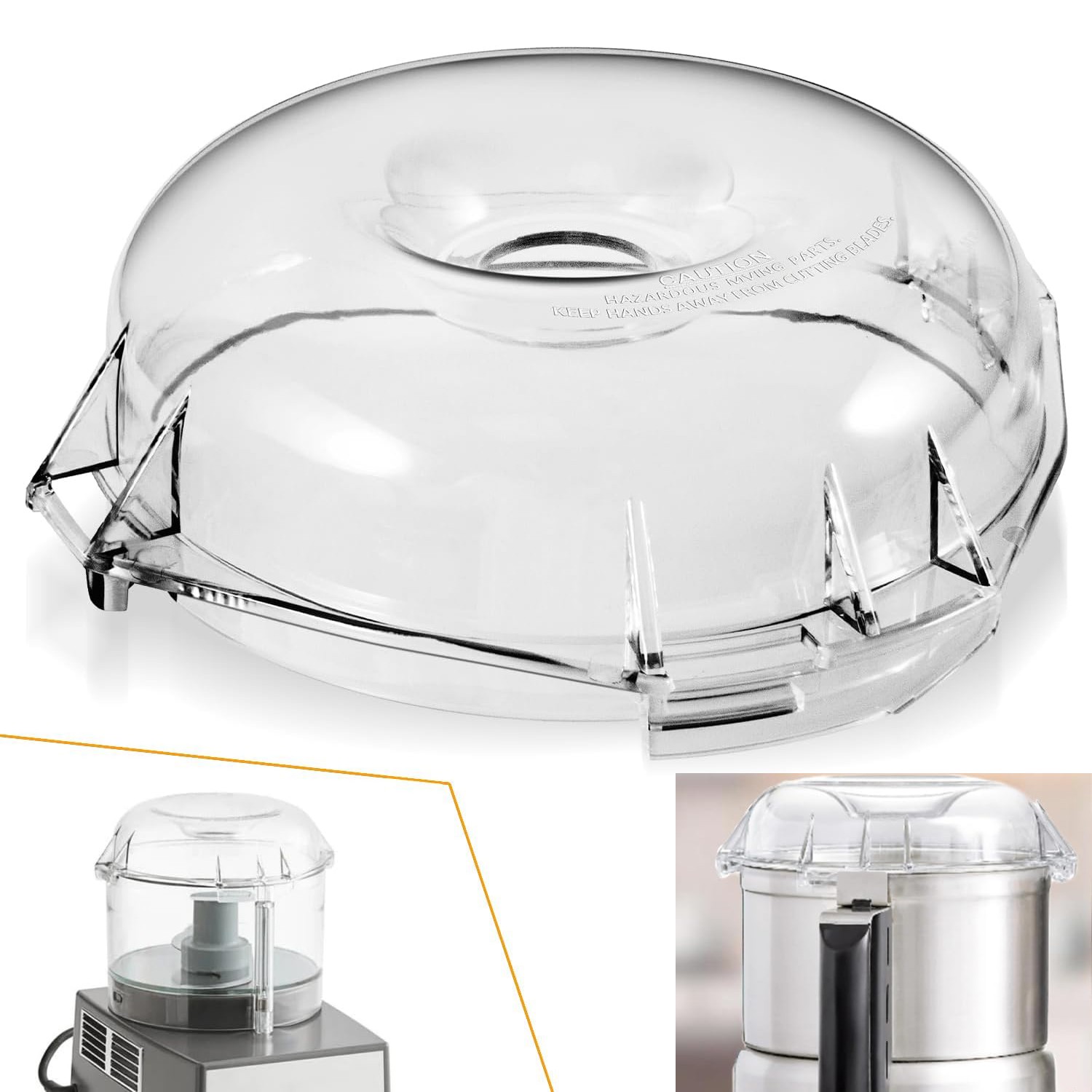for Robot Coupe 106458S R100B R100BCLR R2 R2B R2N Food Processor Cutter Bowl Lid