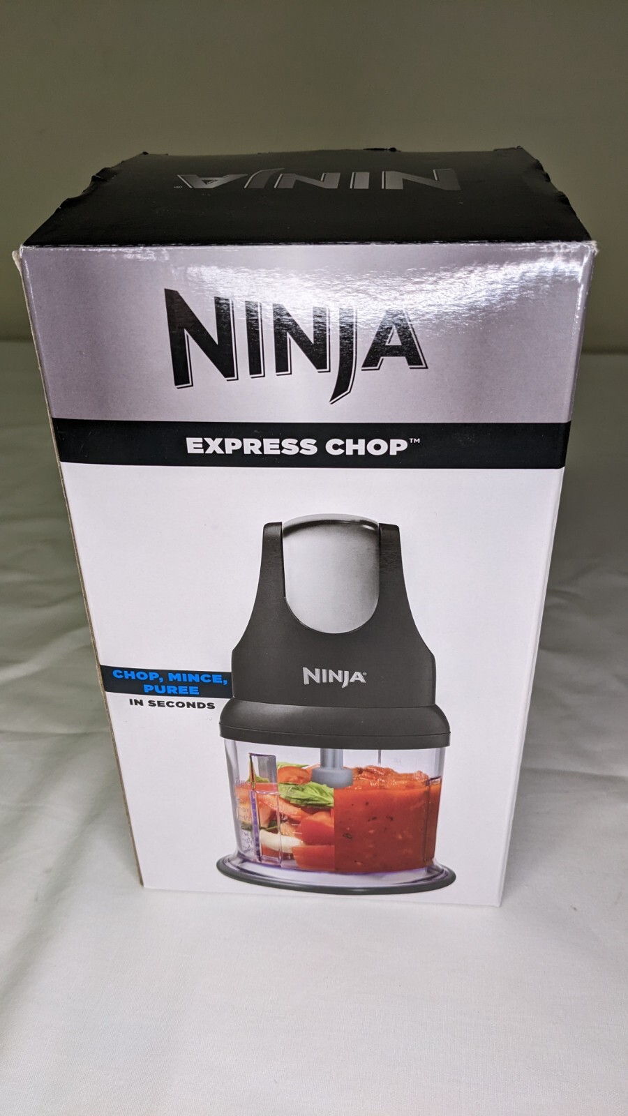Ninja Express Chop Food Chopper 16 oz Bowl Chop Mince Purée FAST NJ100GR NIB