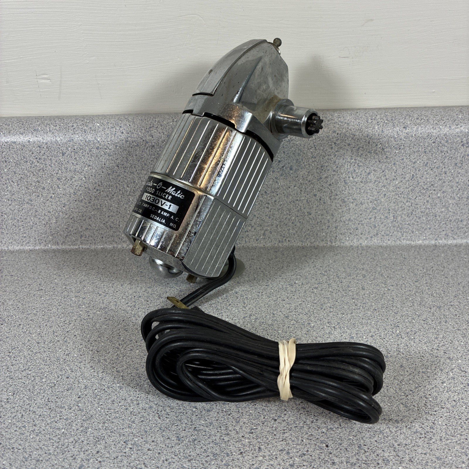 Rival 1030V Electric Food Slicer Deli Lunch Meat Cheese Motor Gear Chrome ONLY