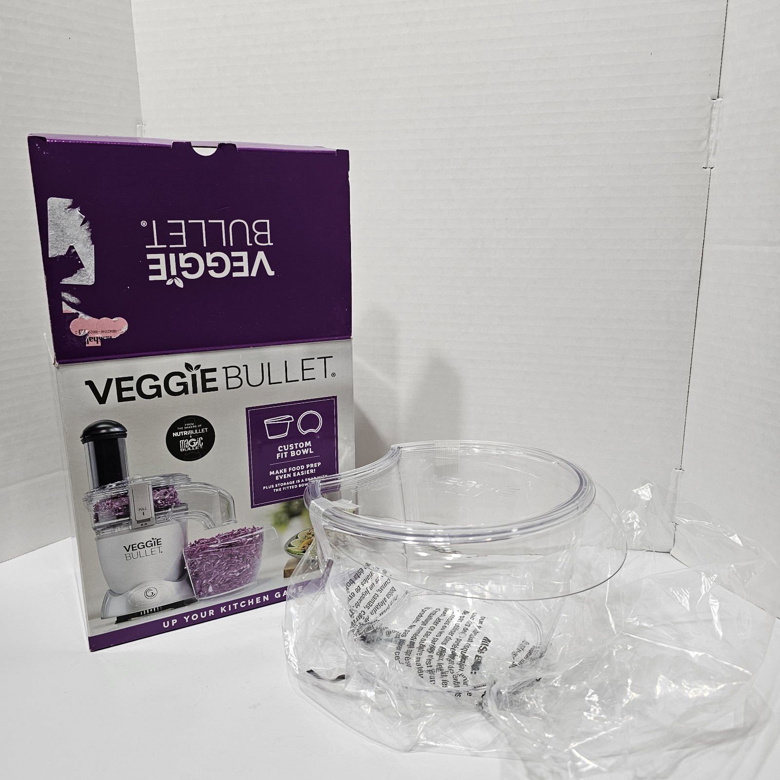 Veggie Bullet Custom Fit Bowl and Lid VB-BX045-23 New/Open Box