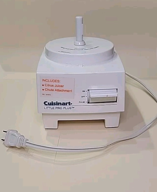 Cuisinart Little Pro Plus Food Processor Motor Base Only Tested Model LPP Clean