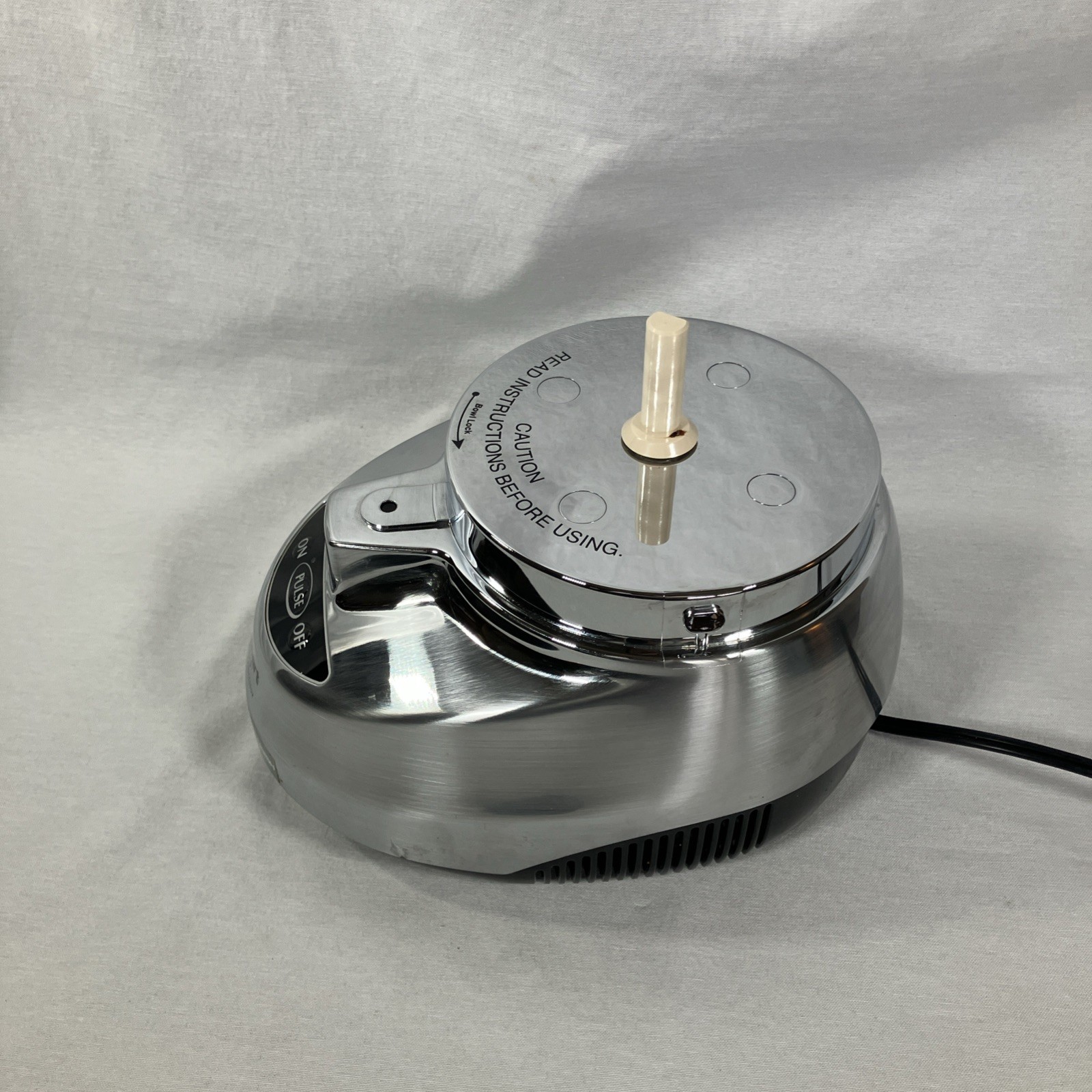 Cuisinart Prep 9-Cup Food Processor Chrome DLC-2009CHB Motor Base Only – Tested