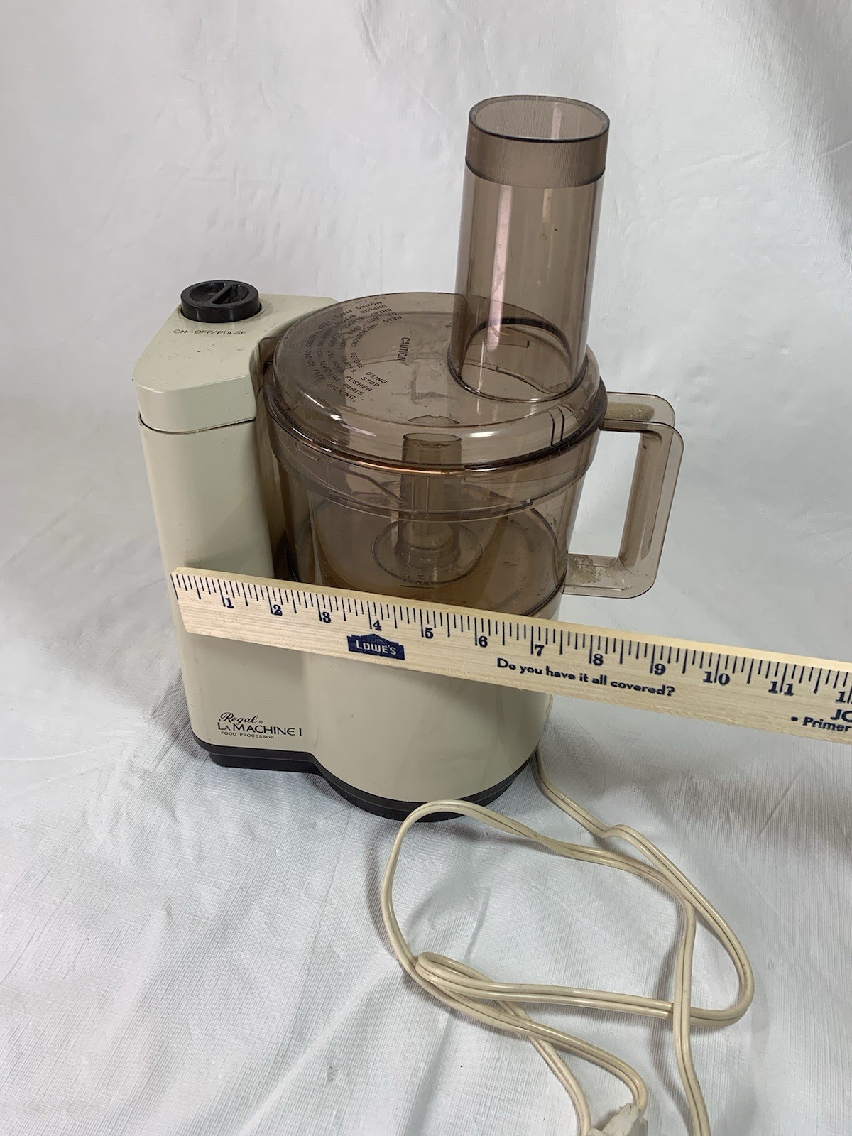 Regal La Machine I Food Processor | Model V 813 | Vintage**NO BLADES**