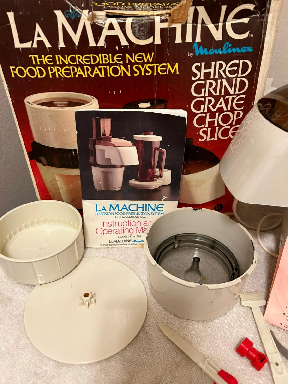 LaMACHINE FOOD PREPARATION SYSTEM MODEL 354 MADE IN FRANCE ***READ****